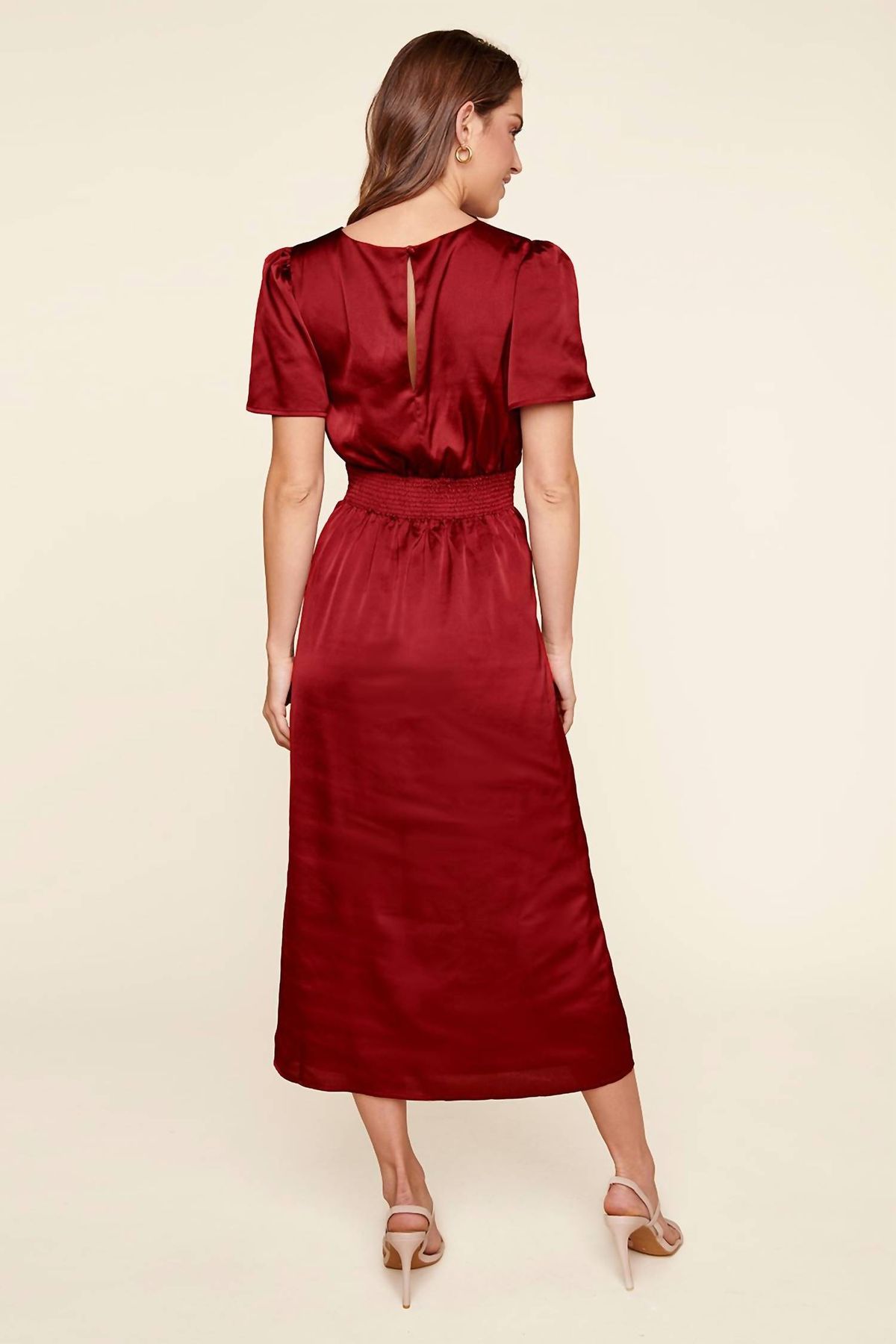 Style 1-2393704757-2791 SUGARLIPS Size L Burgundy Red Cocktail Dress on Queenly
