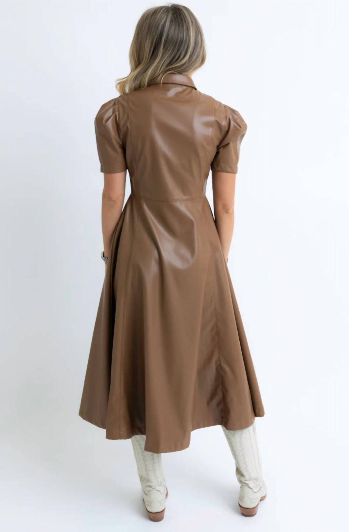Style 1-2726485236-2901 Karlie Size M Brown Cocktail Dress on Queenly