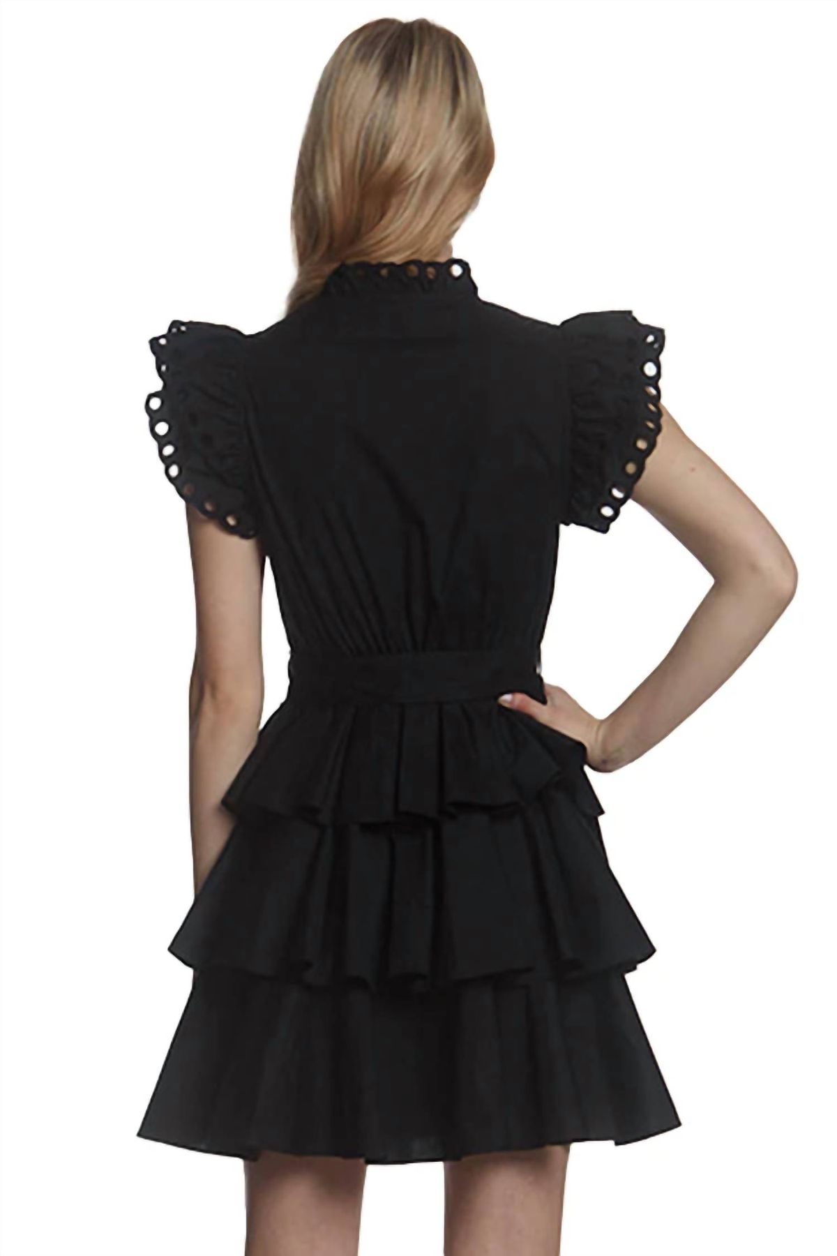 Style 1-3663575664-2790 Stellah Size L Black Cocktail Dress on Queenly