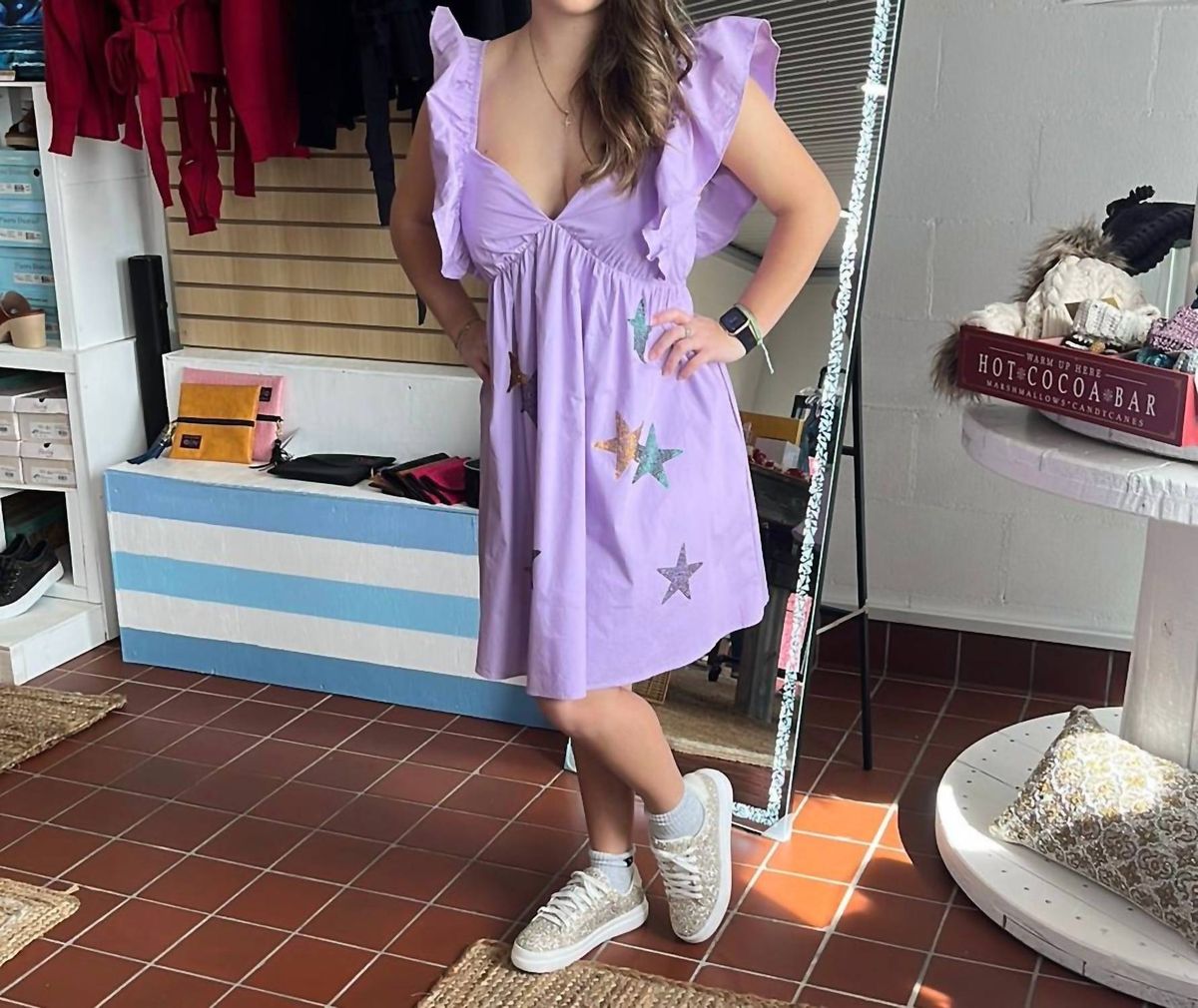 Style 1-3733150154-2791 Peach Love Size L Purple Cocktail Dress on Queenly