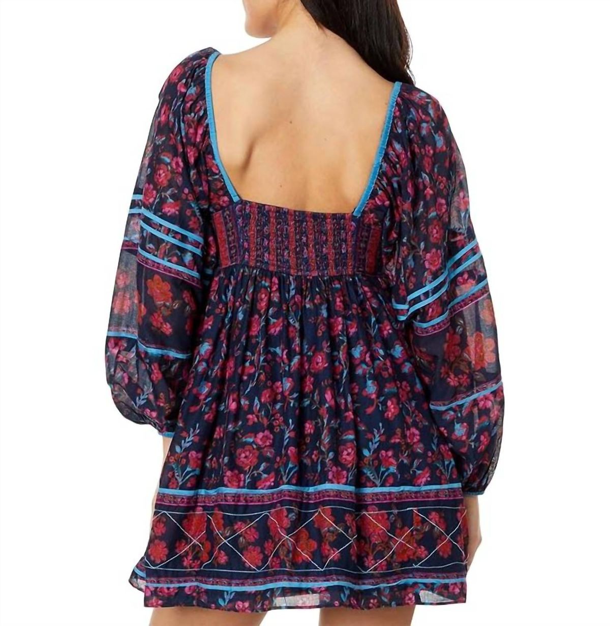 Style 1-3922153540-3855 Free People Size XS Floral Multicolor Cocktail Dress on Queenly