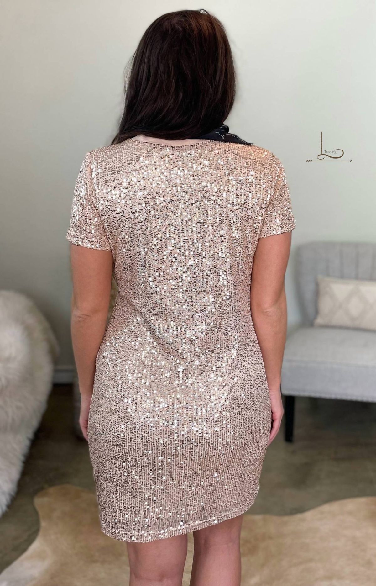 Style 1-766782216-3471 mittoshop Size S Rose Gold Cocktail Dress on Queenly