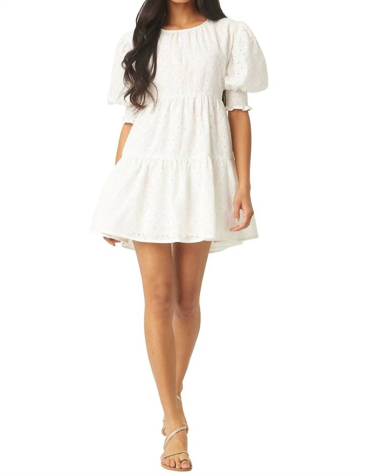 Style 1-826479058-2901 Misa Los Angeles Size M White Cocktail Dress on Queenly