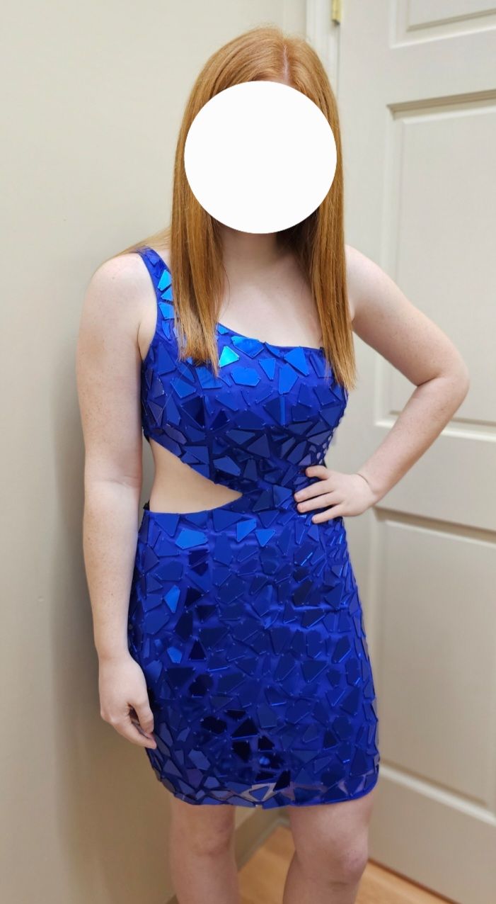 Primavera Size 6 Prom Blue Cocktail Dress on Queenly