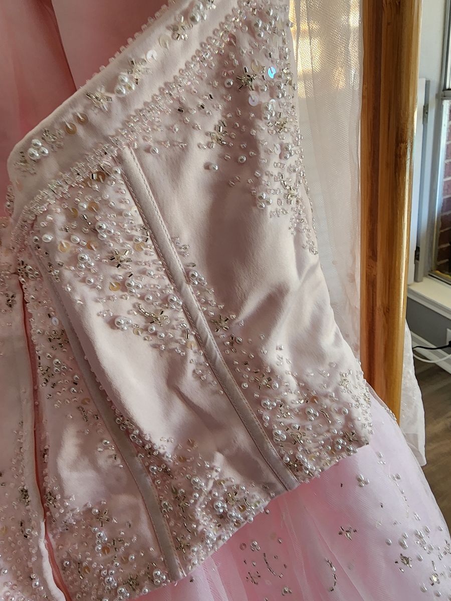 Girls Size 12 Pink Ball Gown on Queenly