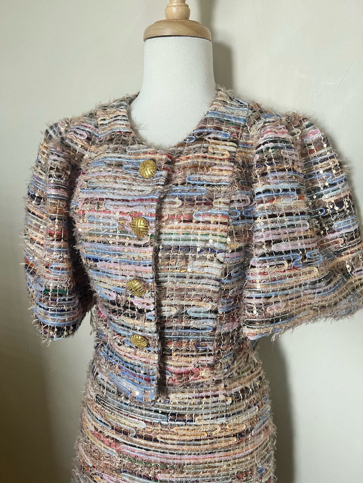 Size S Wedding Guest Blazer Multicolor Cocktail Dress on Queenly