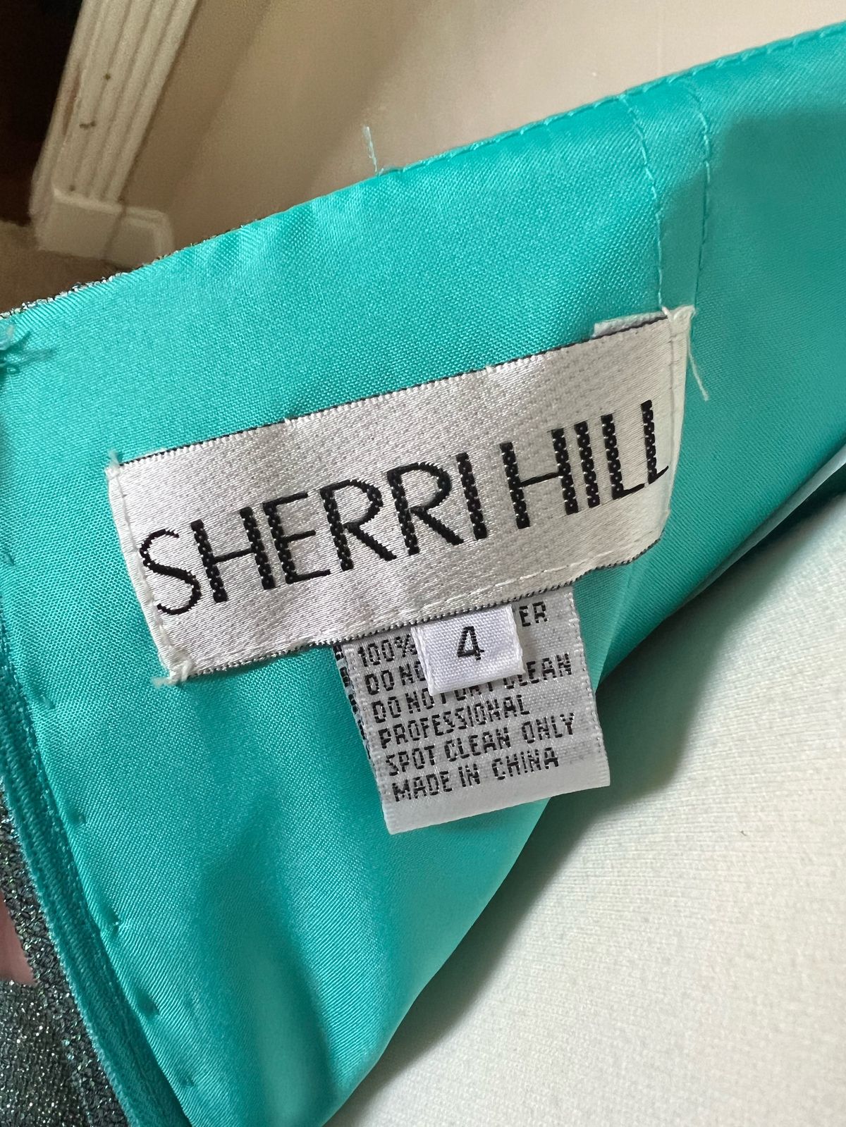 Sherri Hill Size 4 Homecoming Halter Blue Cocktail Dress on Queenly