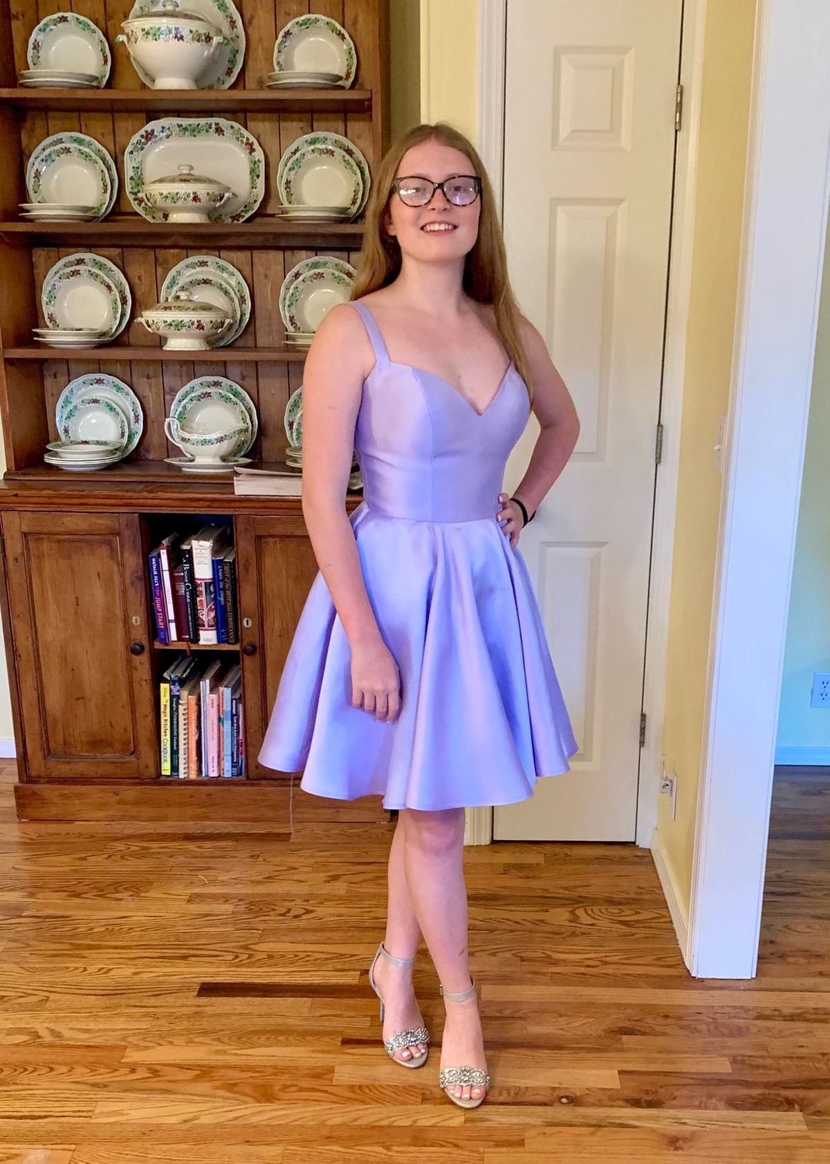 Ellie Wilde Size 2 Homecoming Light Purple Cocktail Dress on Queenly
