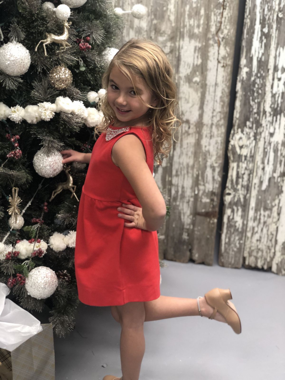 Girls Size 5 Pageant Red Cocktail Dress on Queenly