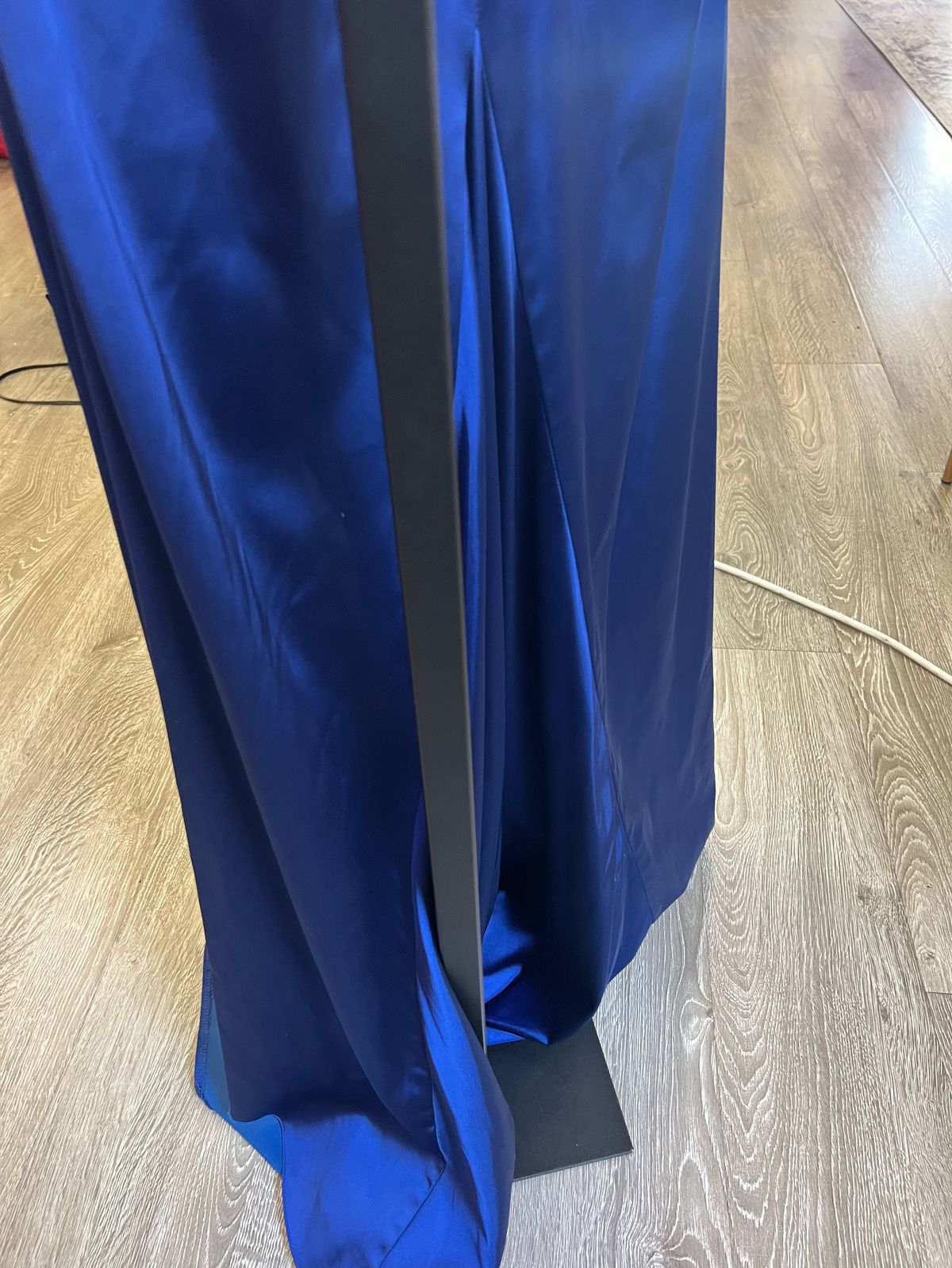 Sherri Hill Size 0 Prom Long Sleeve Blue Floor Length Maxi on Queenly