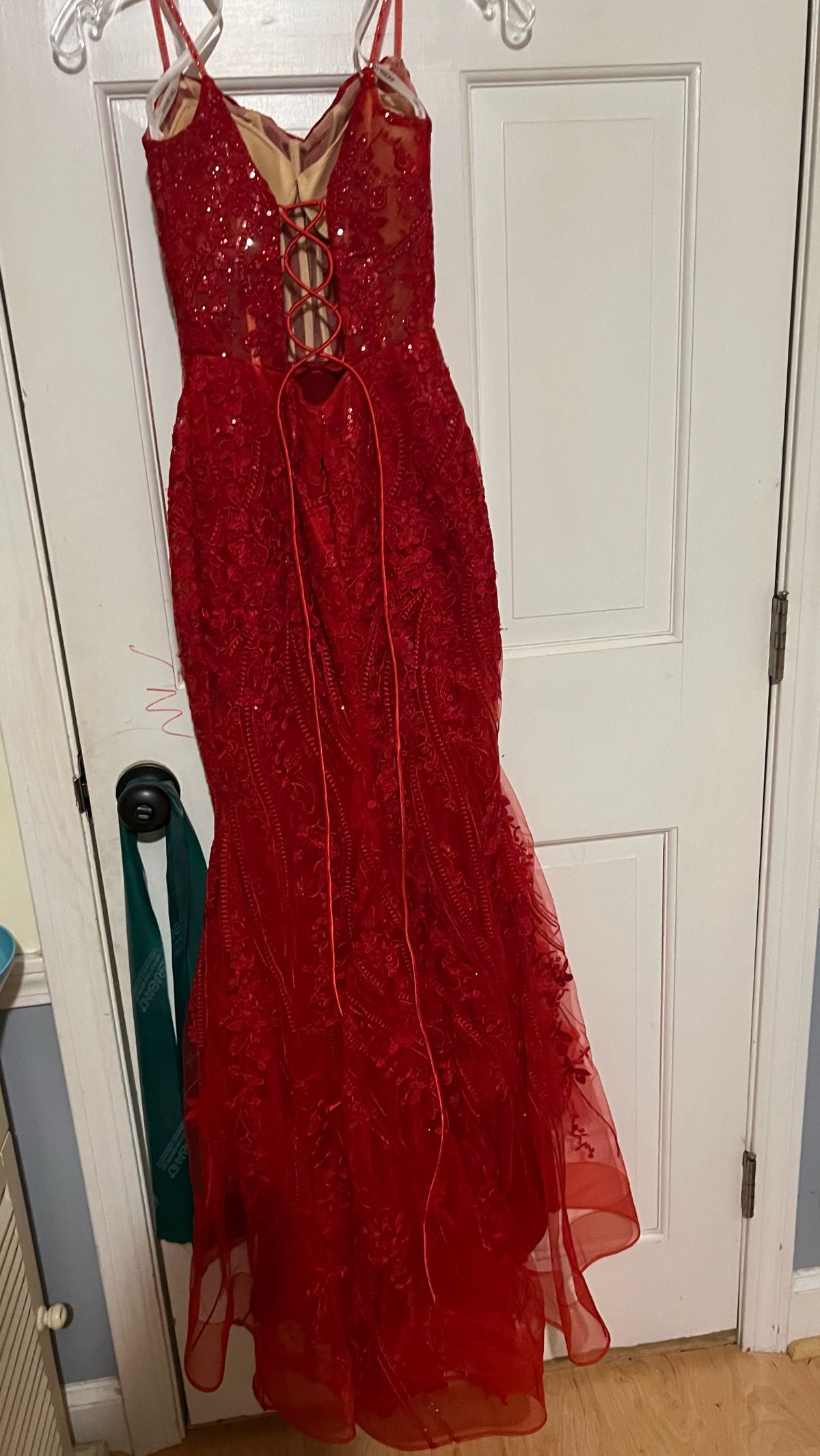 Sherri Hill Size 00 Prom Red Mermaid Dress on Queenly
