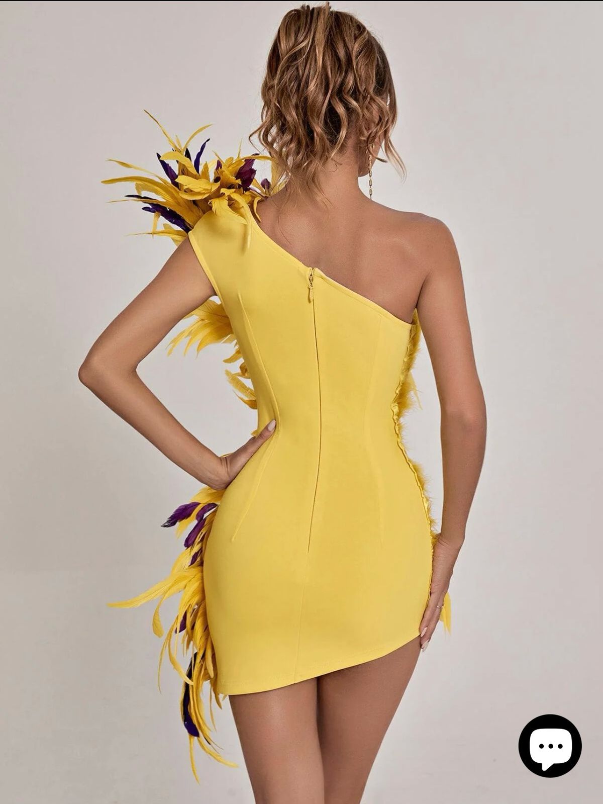 Size 8 Pageant One Shoulder Yellow Cocktail Dress on Queenly