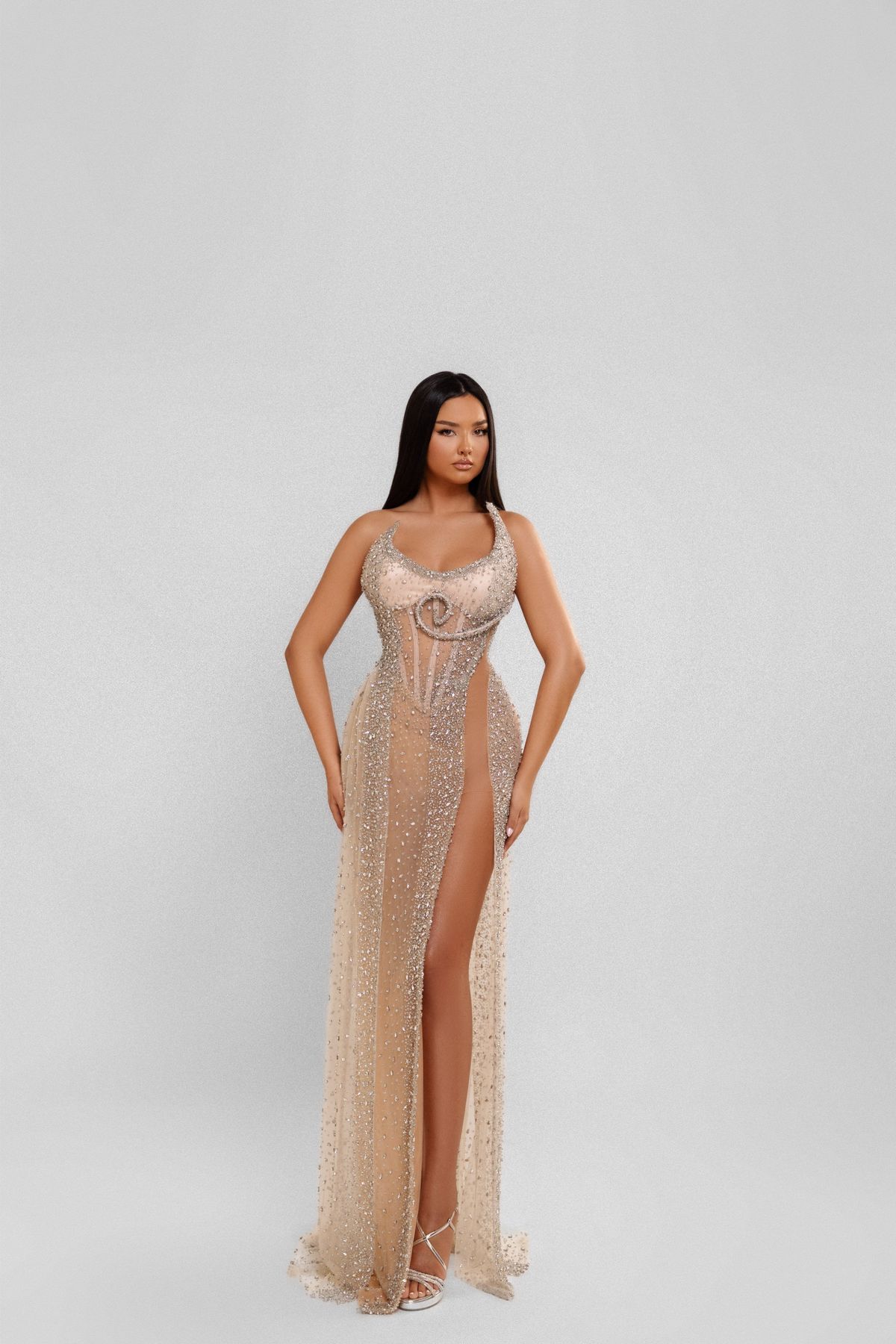 Style Ezra Minna Fashion Size XL Prom Black Floor Length Maxi on Queenly