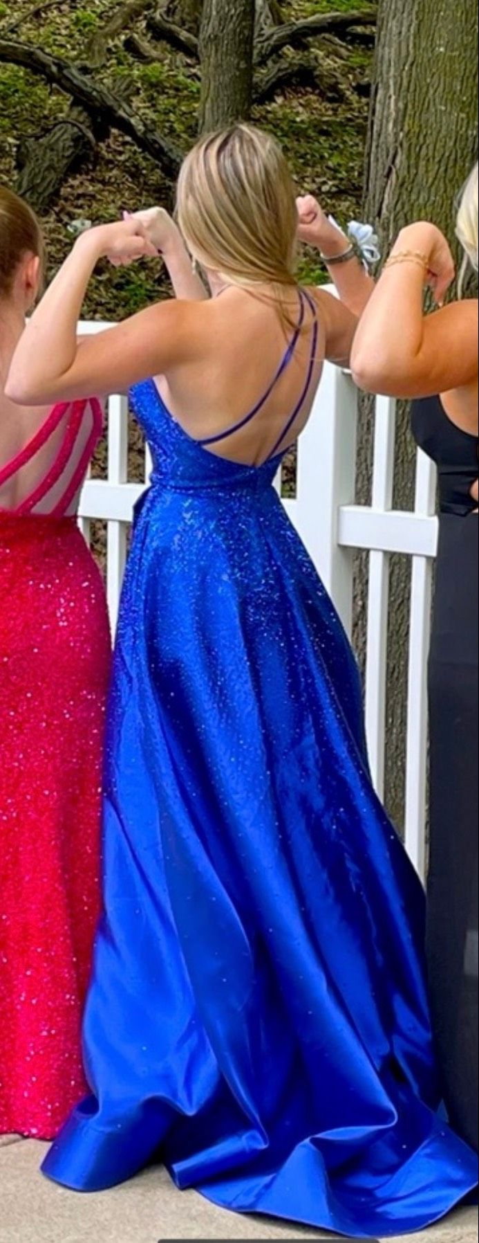 Sherri Hill Size 0 Prom One Shoulder Royal Blue Dress With Train on Queenly