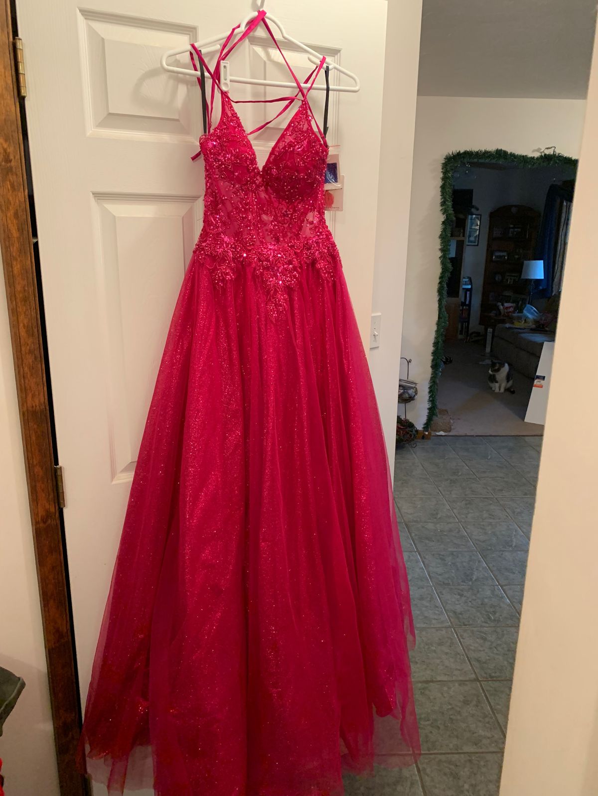 Style 1783 Alyce Paris Size 2 Prom Plunge Pink A-line Dress on Queenly