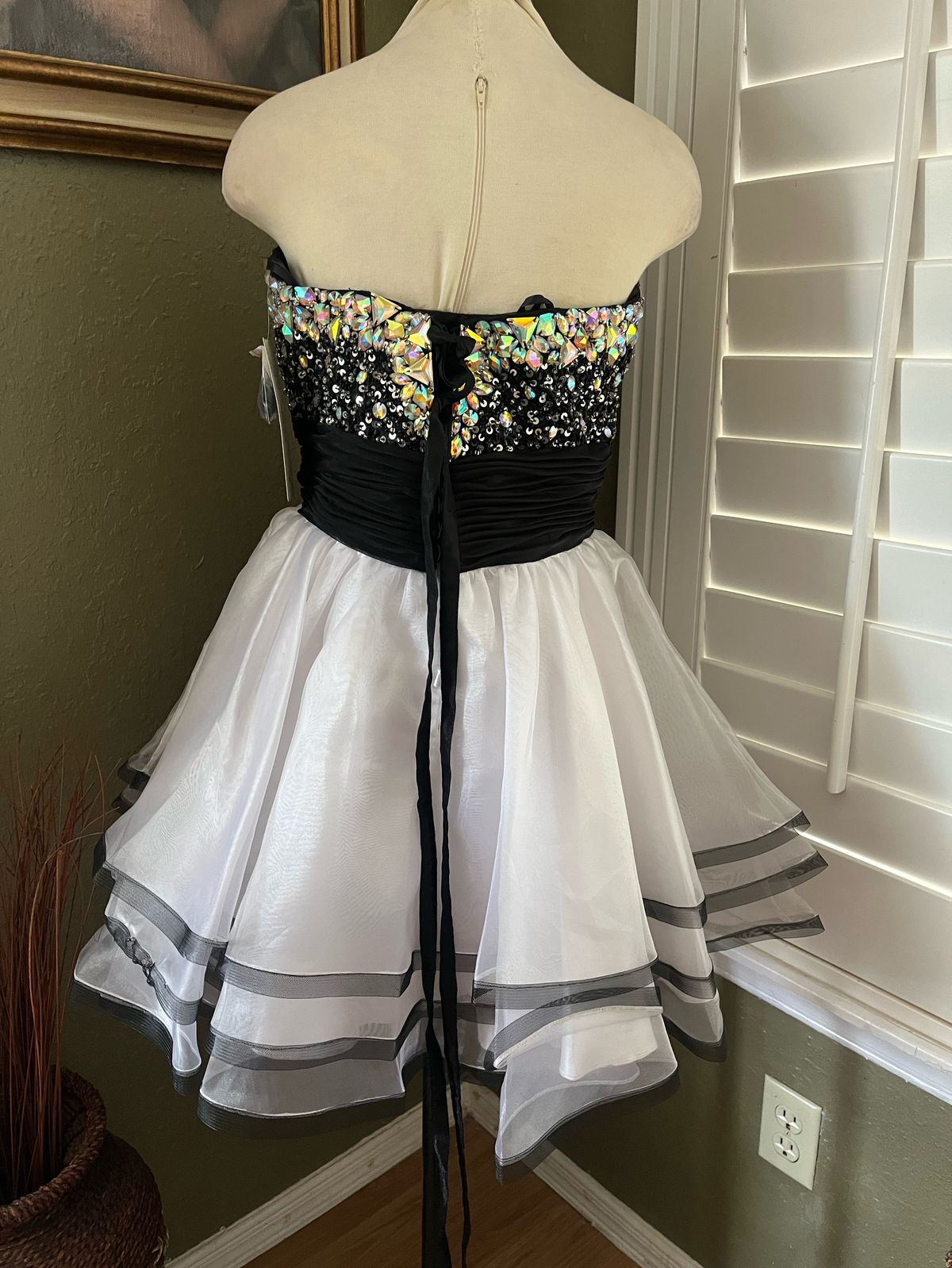 Let’s fashion Size XL Prom Strapless Black Cocktail Dress on Queenly