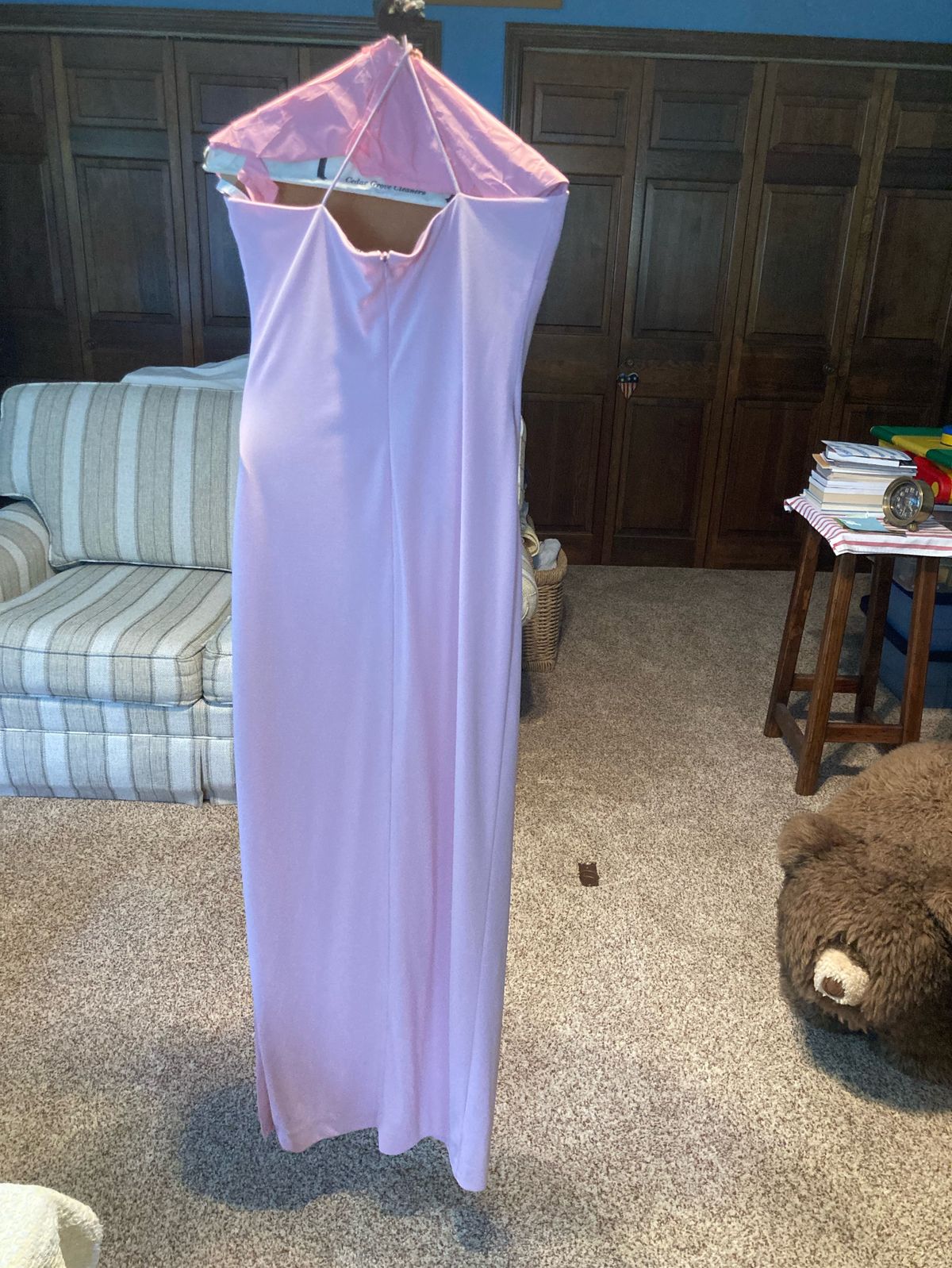 Size 12 Prom Pink Floor Length Maxi on Queenly