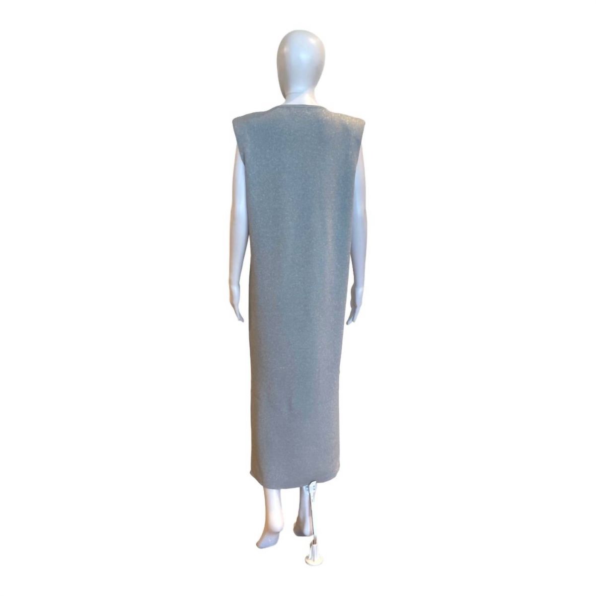 Style 1-1213755880-2892 lanhtropy Size L Long Sleeve Silver Cocktail Dress on Queenly