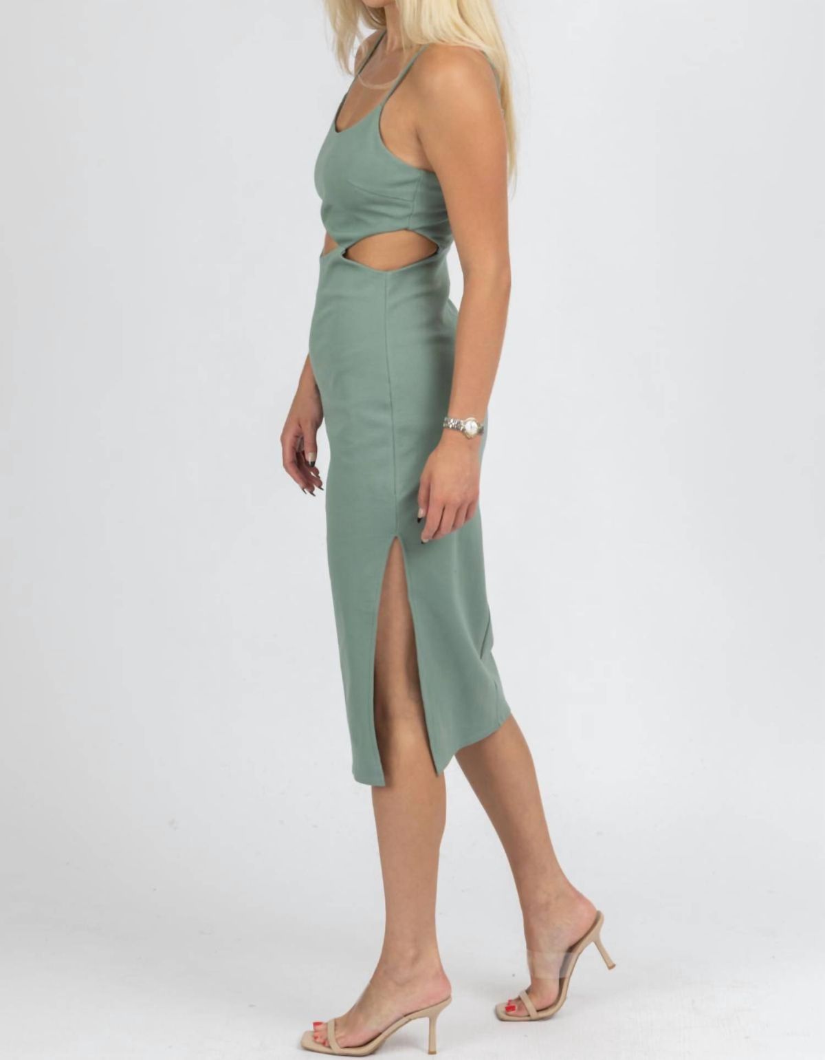 Style 1-1287005024-2696 Fore Size L Green Cocktail Dress on Queenly