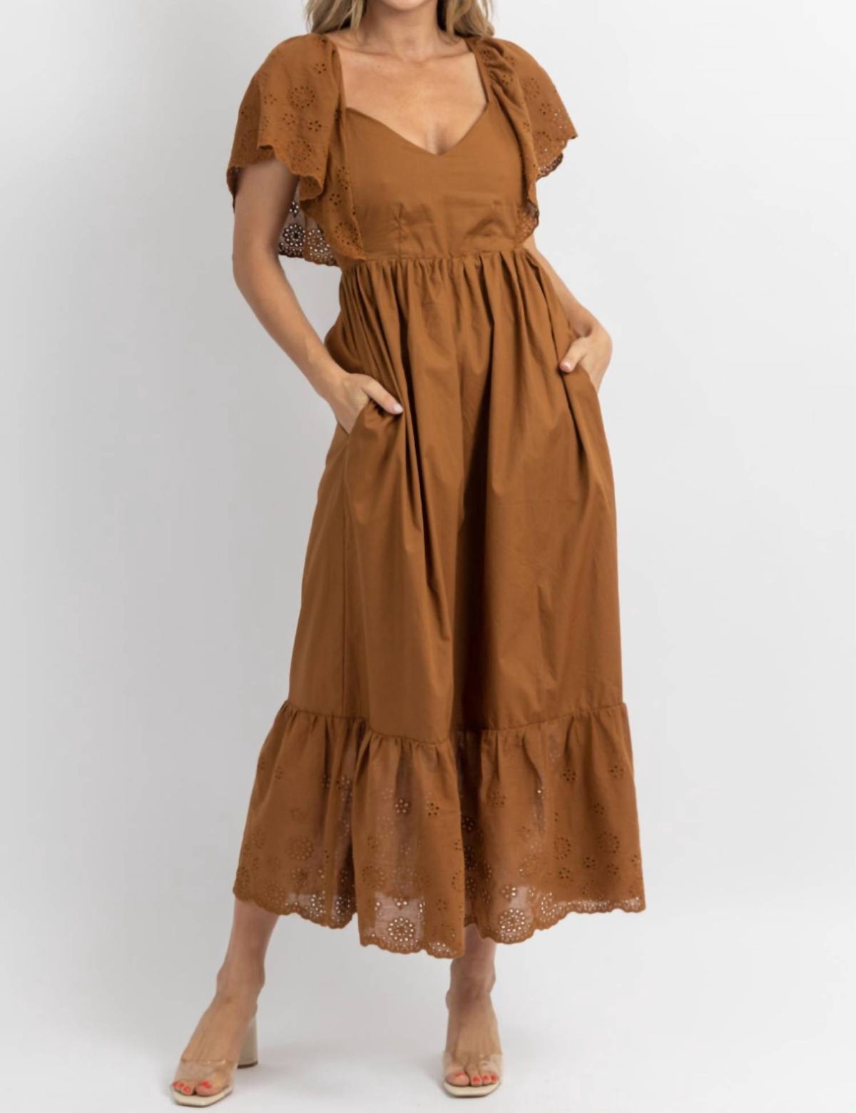 Style 1-1561047558-2696 Fore Size L Brown Floor Length Maxi on Queenly