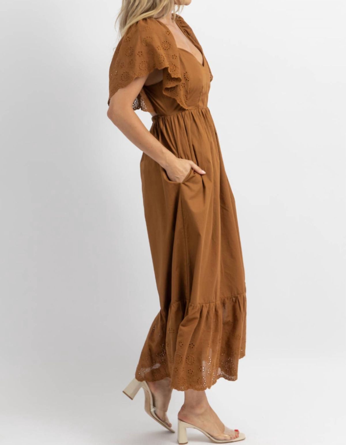 Style 1-1561047558-2696 Fore Size L Brown Floor Length Maxi on Queenly