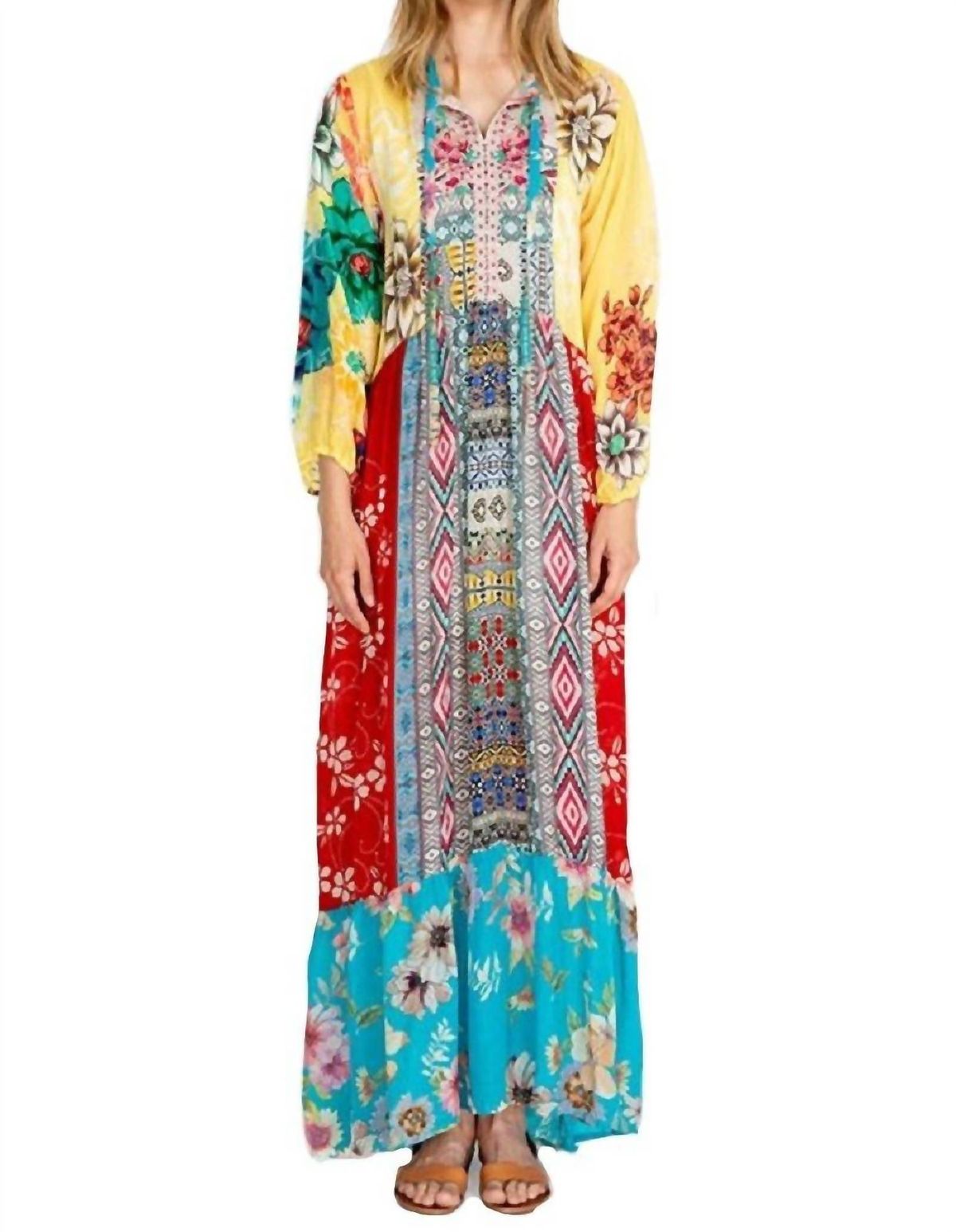 Style 1-1568332703-2901 Johnny Was Size M  Floor Length Maxi on Queenly