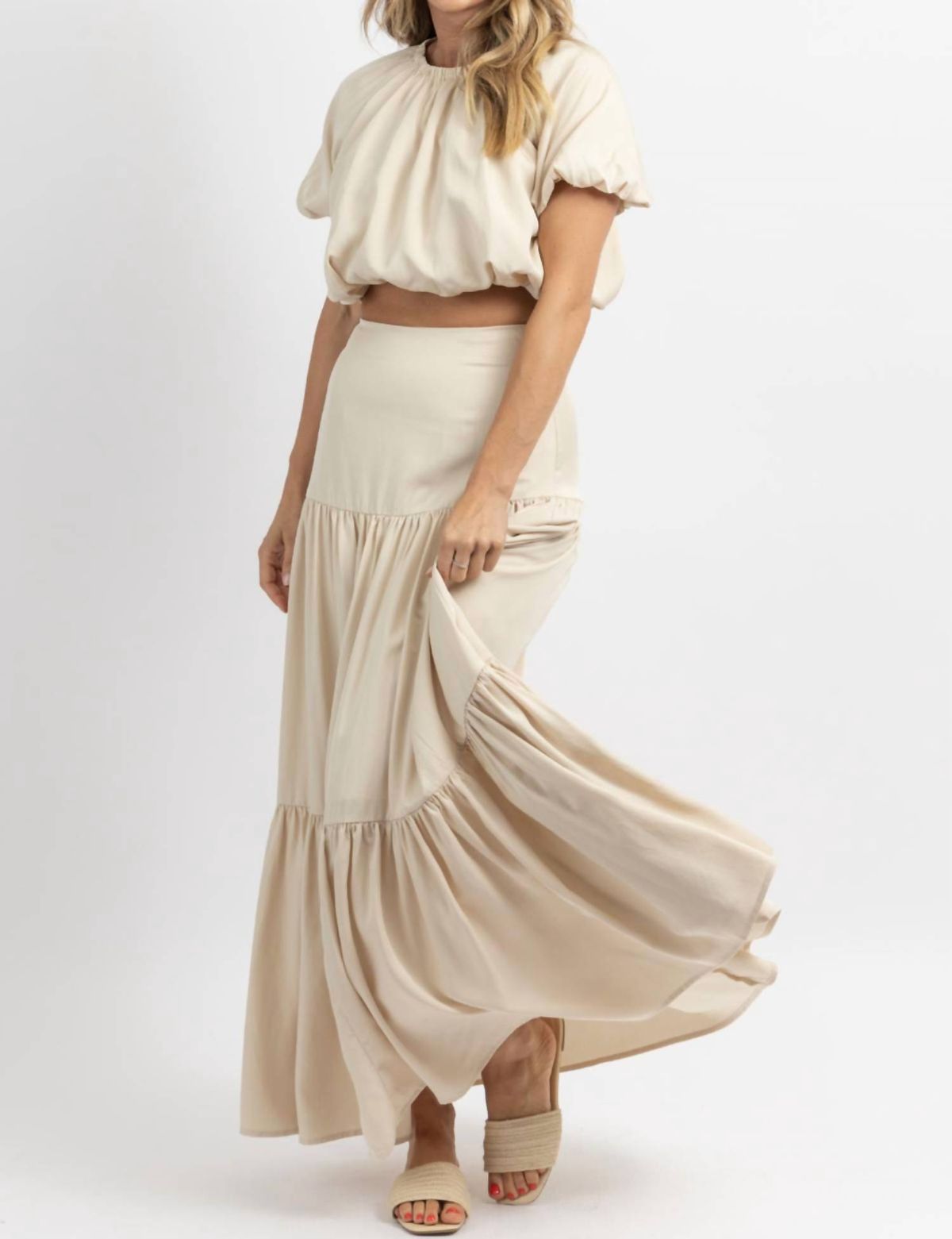 Style 1-3027023907-2696 Fore Size L Nude Floor Length Maxi on Queenly