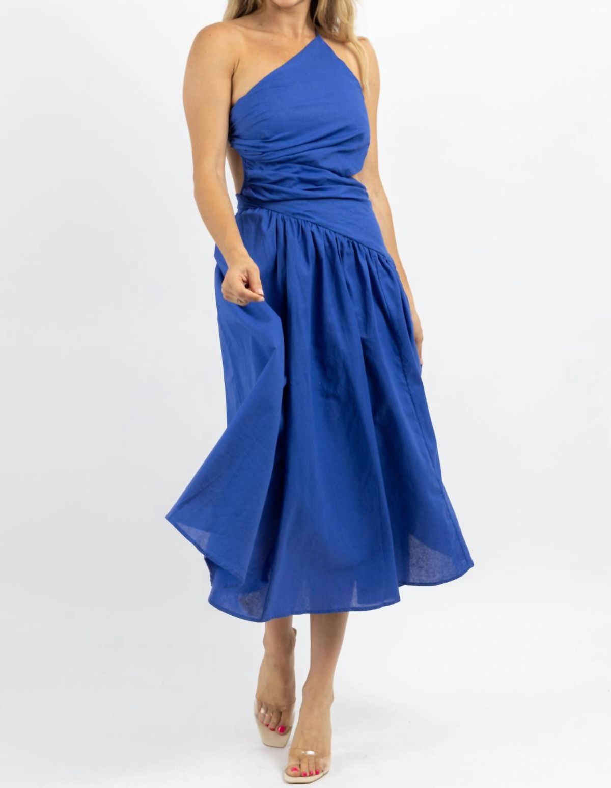 Style 1-3152100659-2696 LUXXEL Size L Blue Cocktail Dress on Queenly