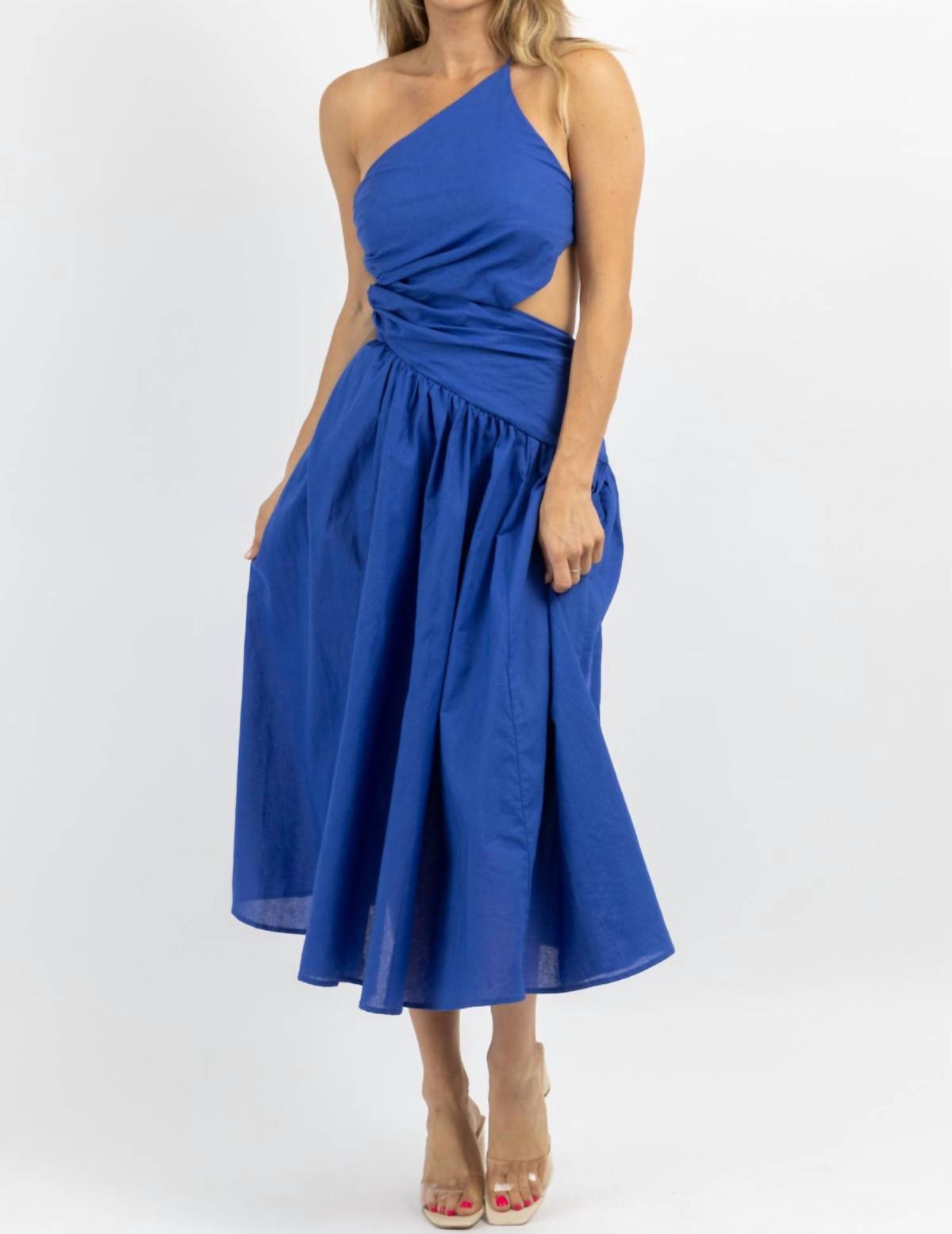 Style 1-3152100659-2696 LUXXEL Size L Blue Cocktail Dress on Queenly