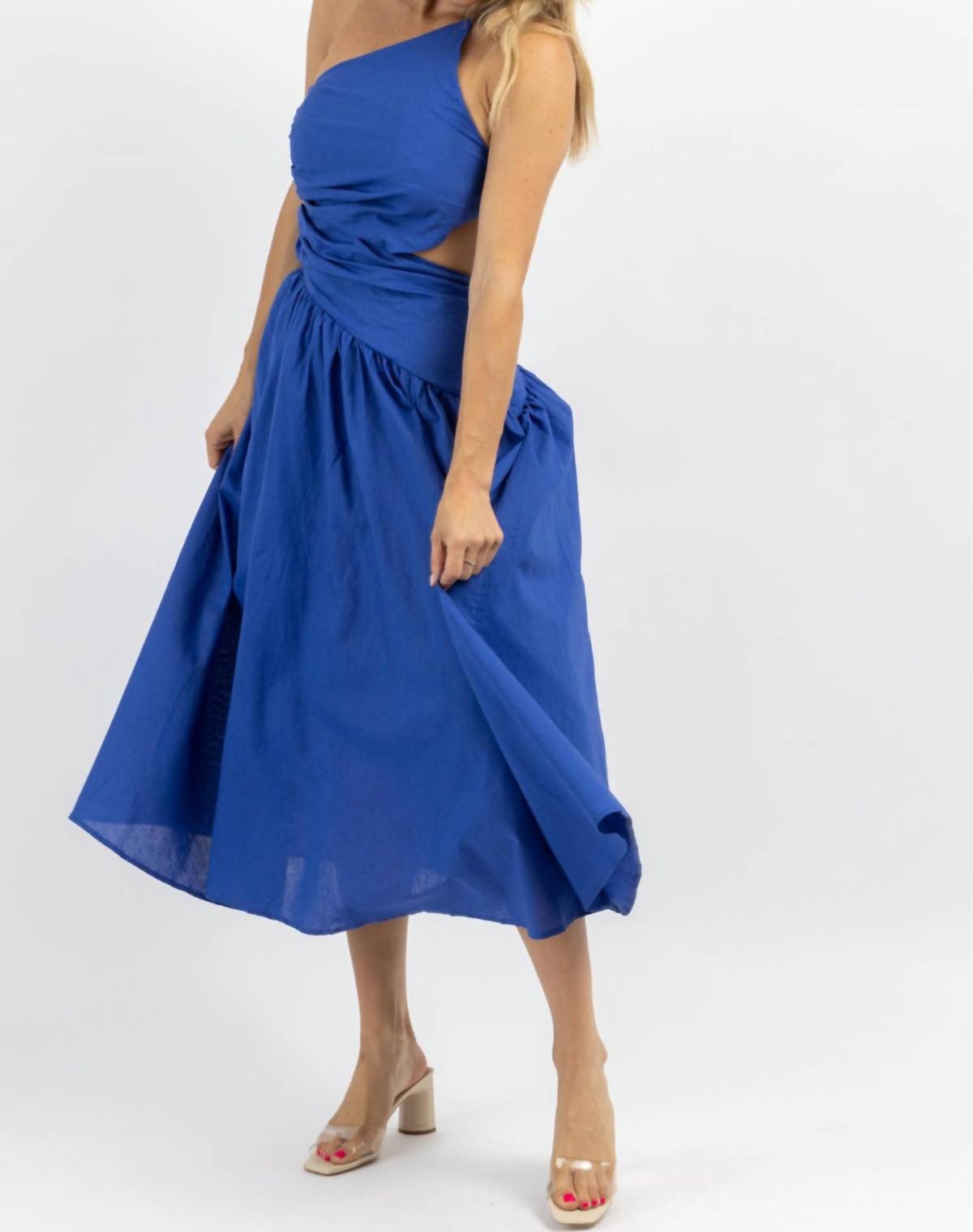 Style 1-3152100659-2696 LUXXEL Size L Blue Cocktail Dress on Queenly