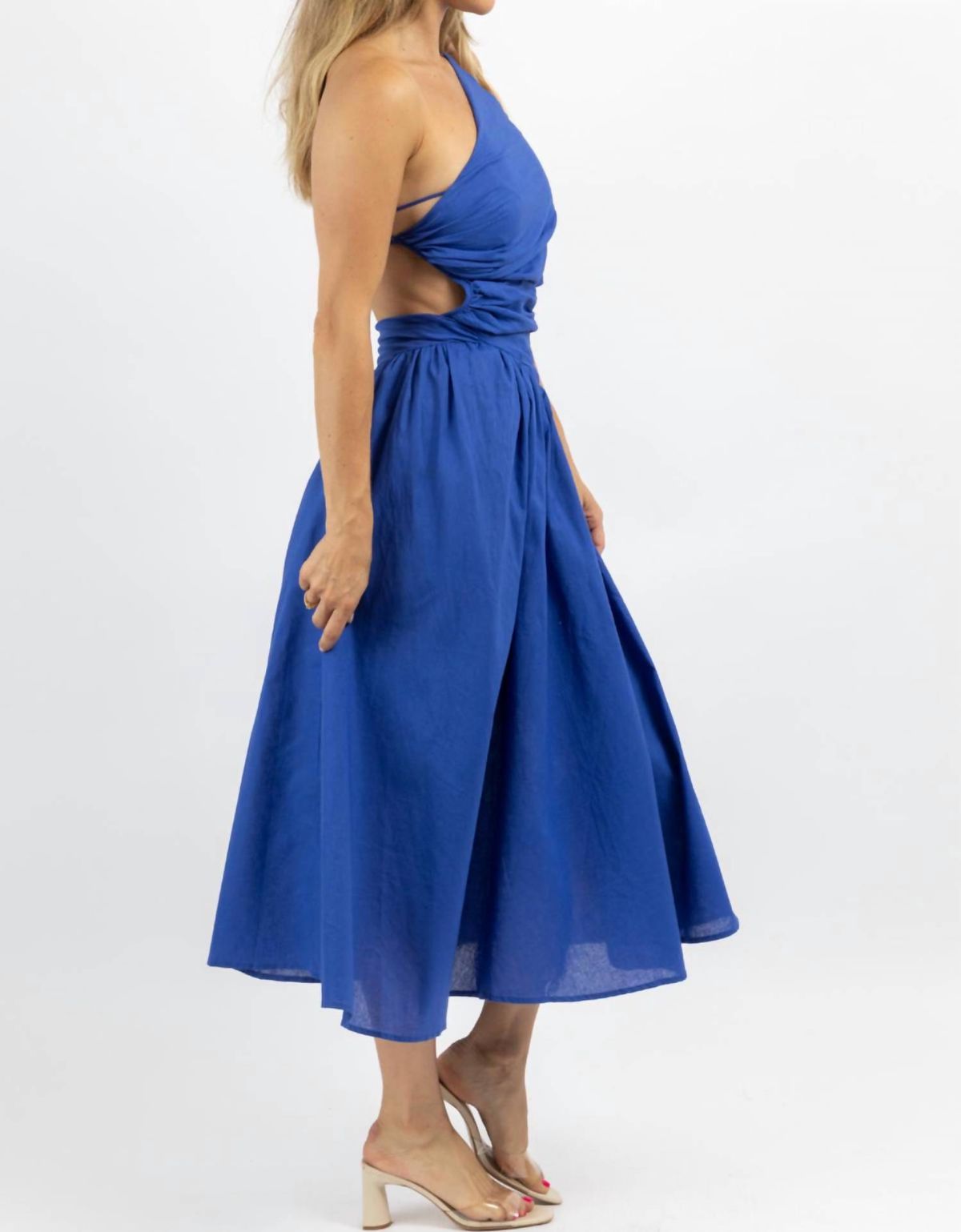 Style 1-3152100659-2696 LUXXEL Size L Blue Cocktail Dress on Queenly