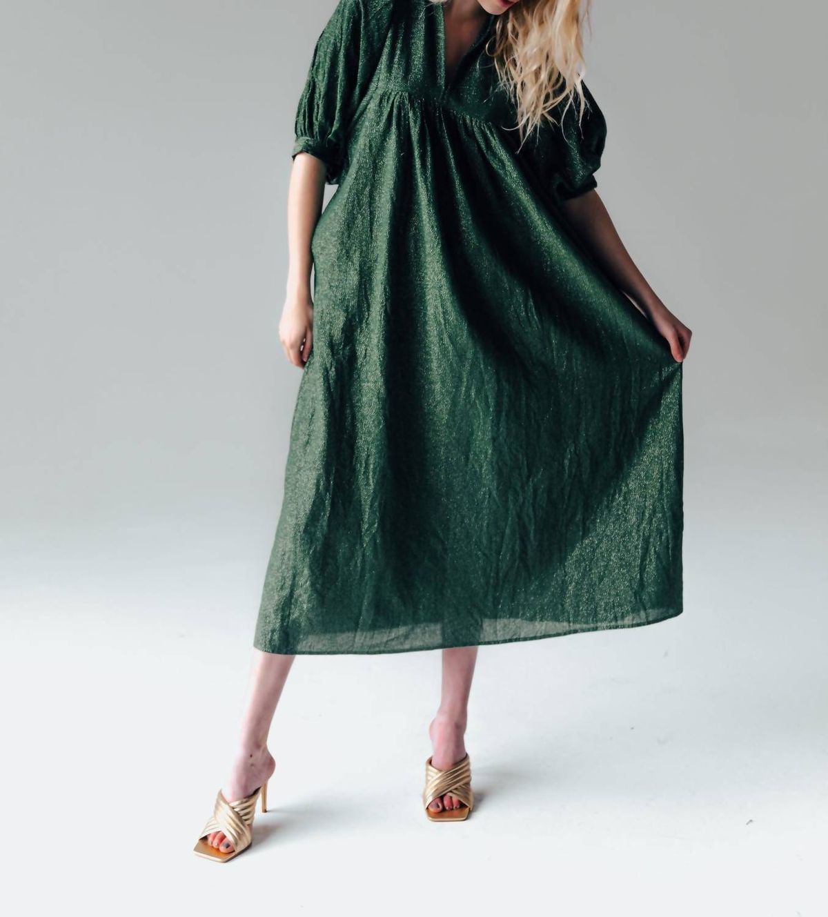 Style 1-3631463110-2901 Never a Wallflower Size M High Neck Emerald Green Cocktail Dress on Queenly