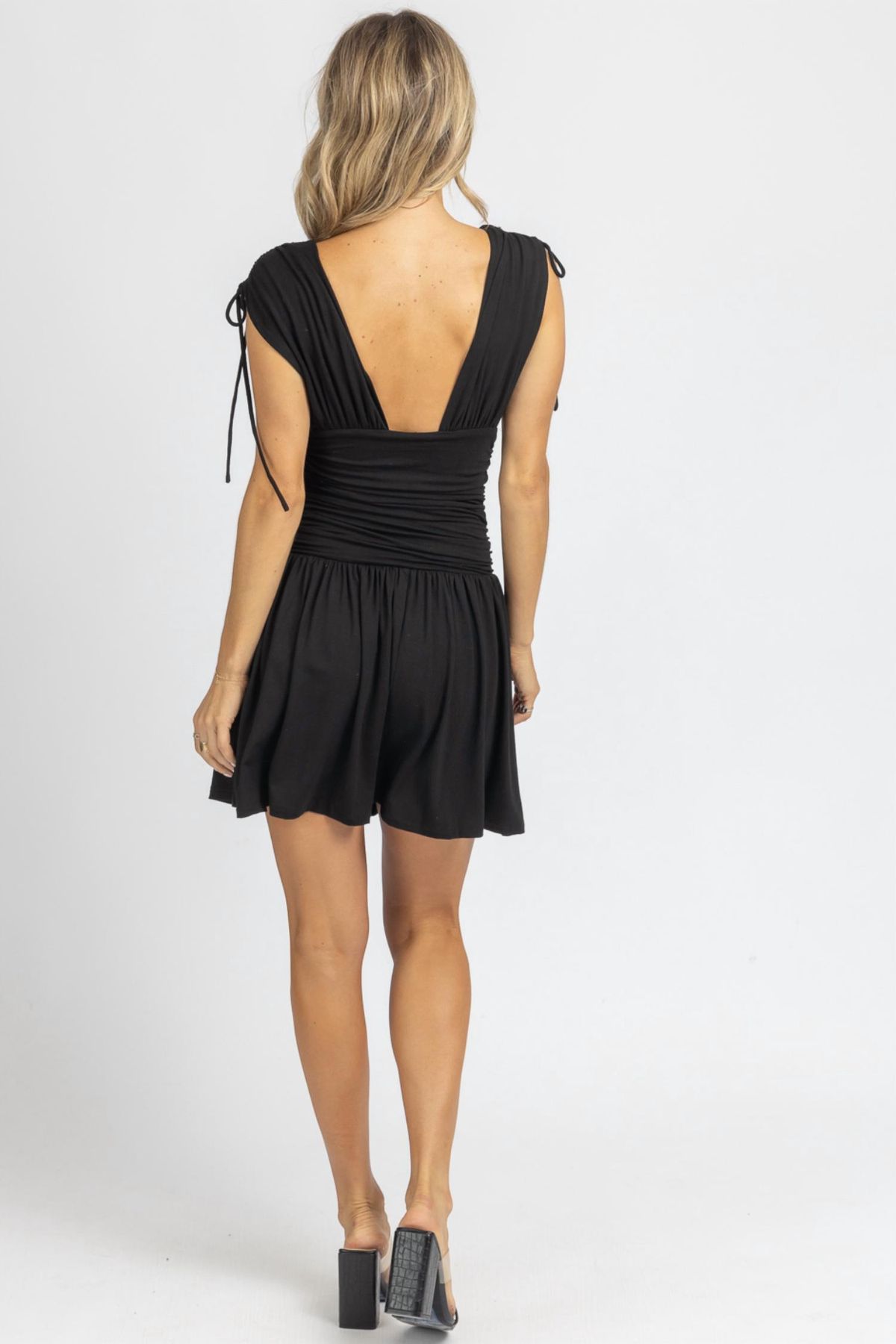 Style 1-3983568160-3236 Et Clet Size S Plunge Black Cocktail Dress on Queenly