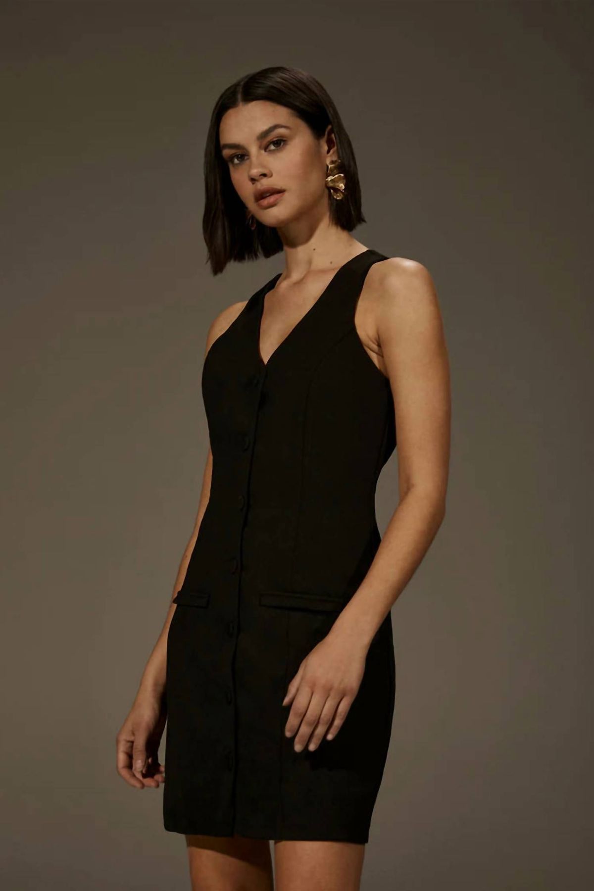 Style 1-50674895-3236 krisa Size S Black Cocktail Dress on Queenly