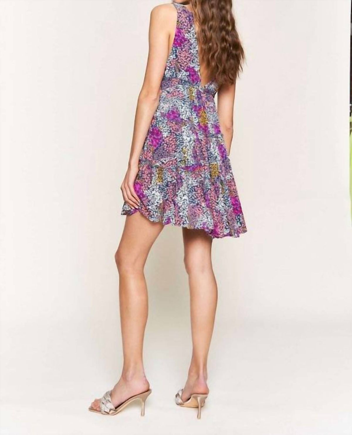 Style 1-682701108-3471 In The Beginning Size S Floral Hot Pink Cocktail Dress on Queenly
