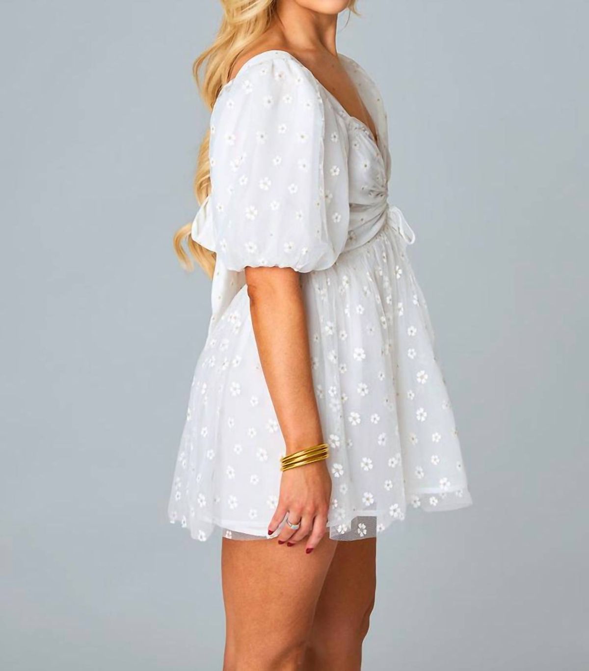 Style 1-732652708-3471 BUDDYLOVE Size S White Cocktail Dress on Queenly