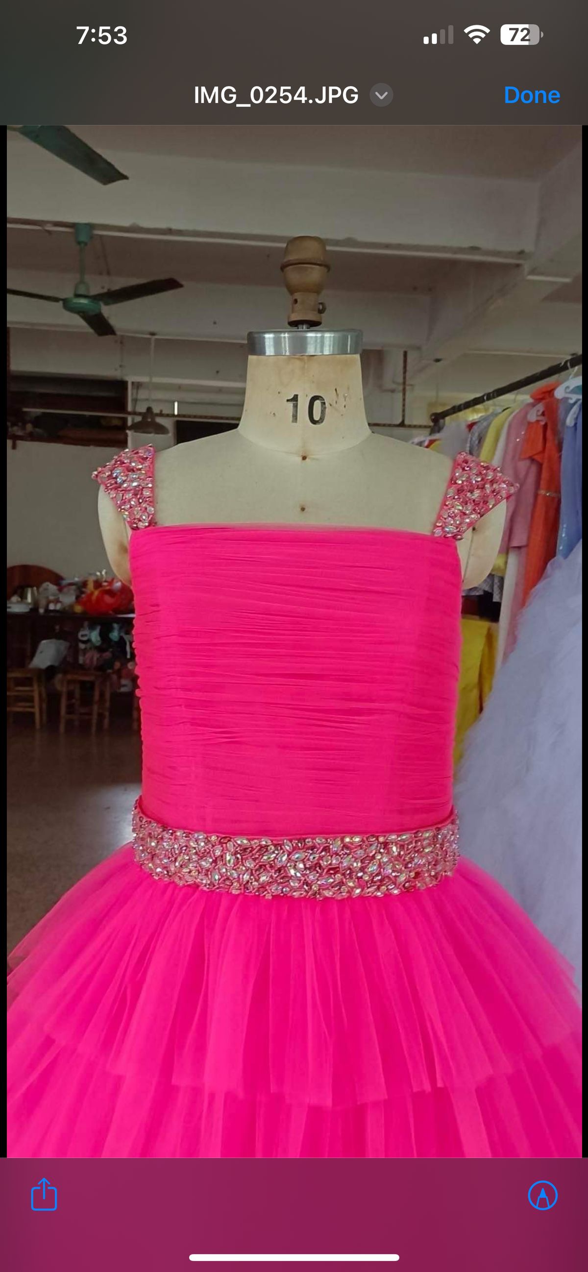 Size 14 Pink Ball Gown on Queenly