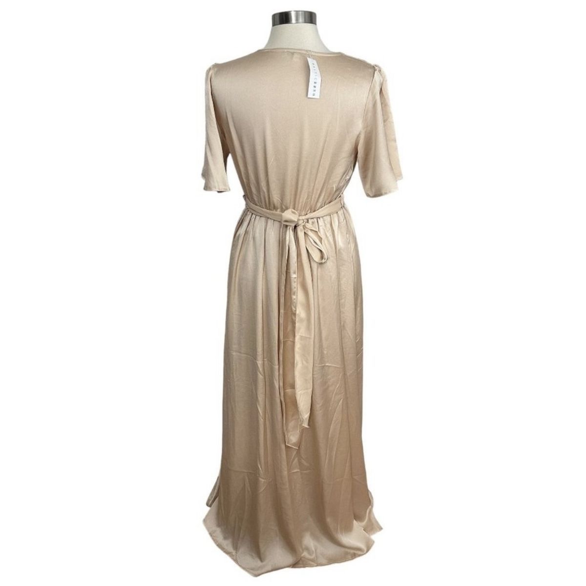 Baltic Born Size L Plunge Nude A-line Dress on Queenly