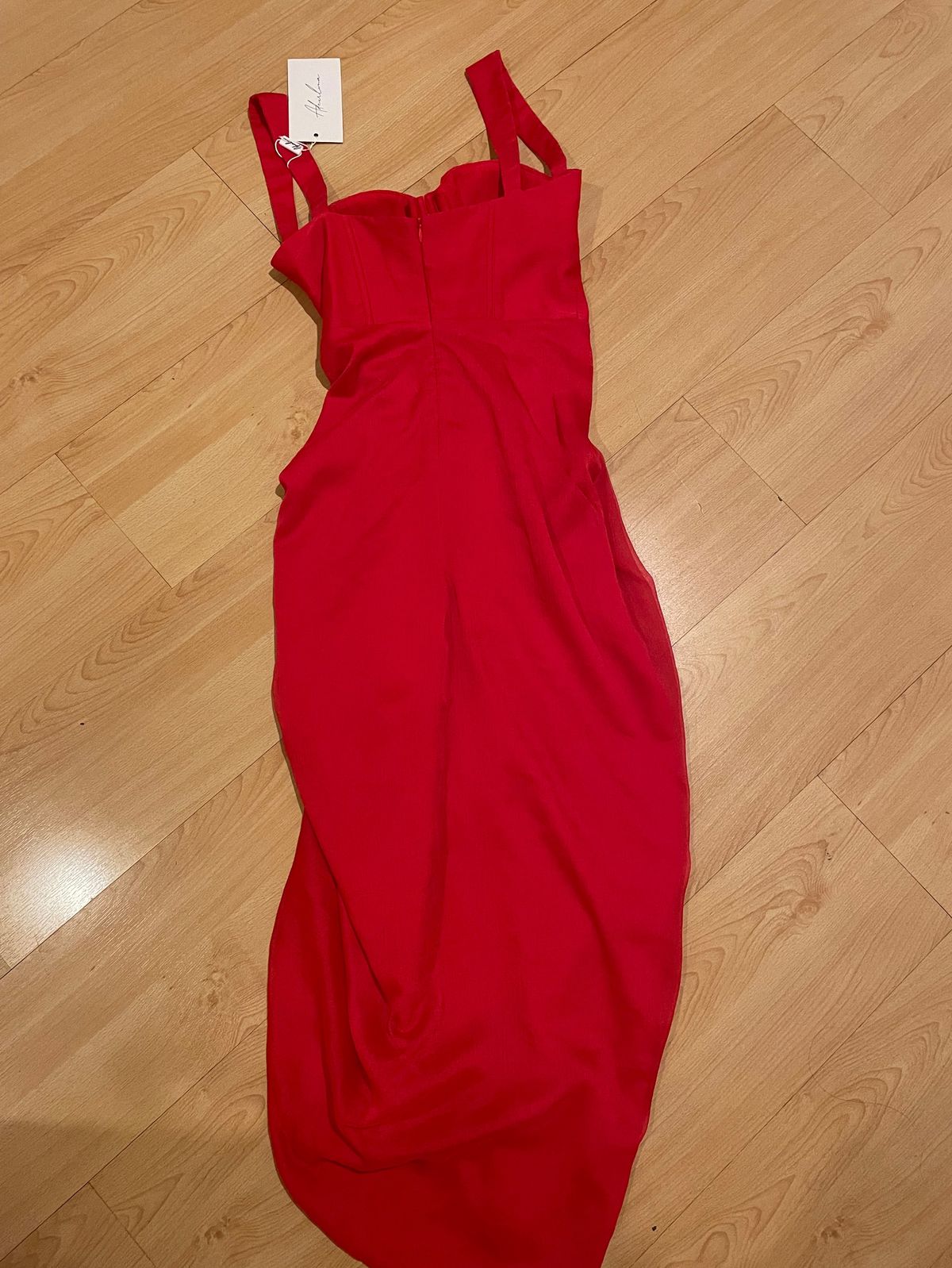 Adeirlina Size XS Pageant Plunge Red Cocktail Dress on Queenly