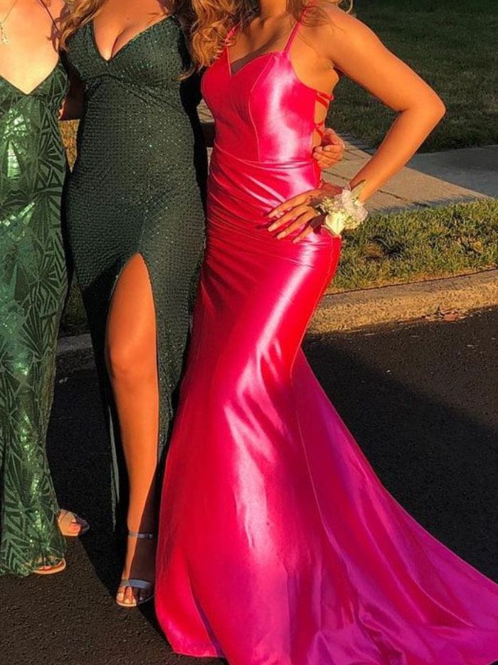 Portia and Scarlett Size 0 Prom Pink Mermaid Dress on Queenly