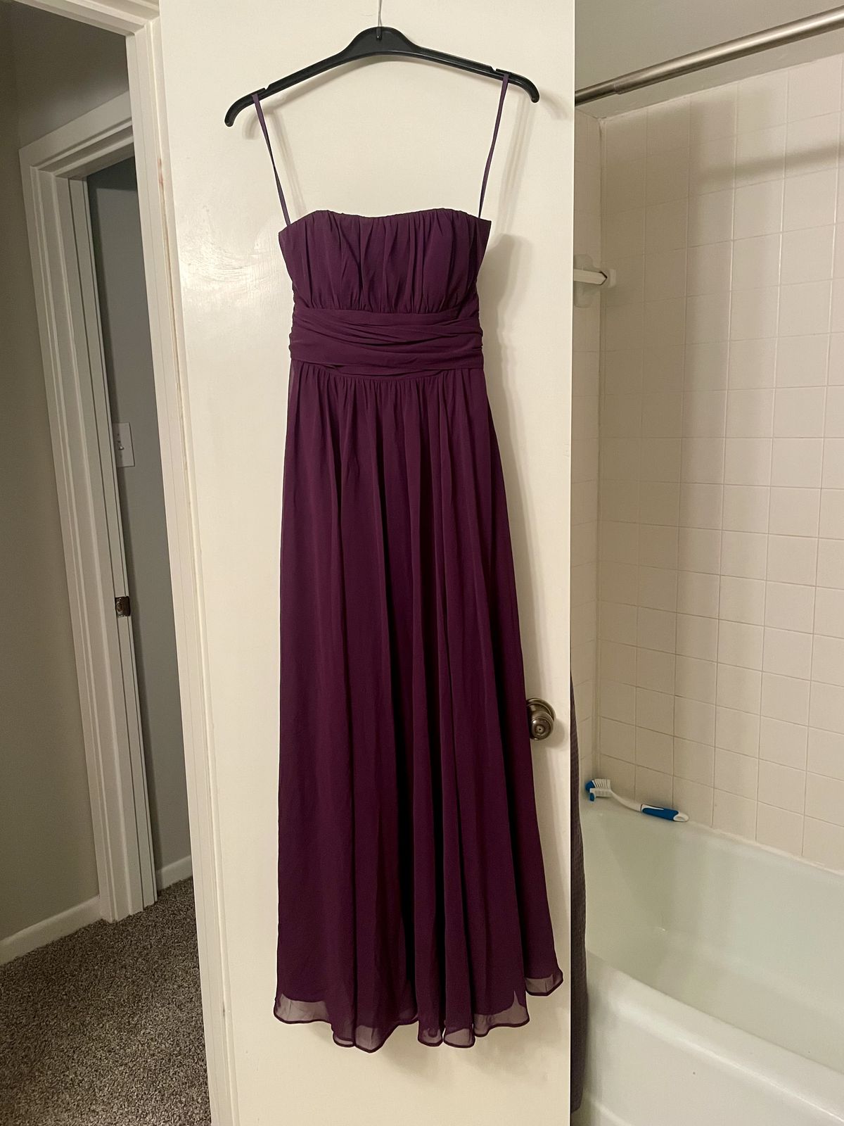 Bari Jay Size 4 Prom Purple A-line Dress on Queenly