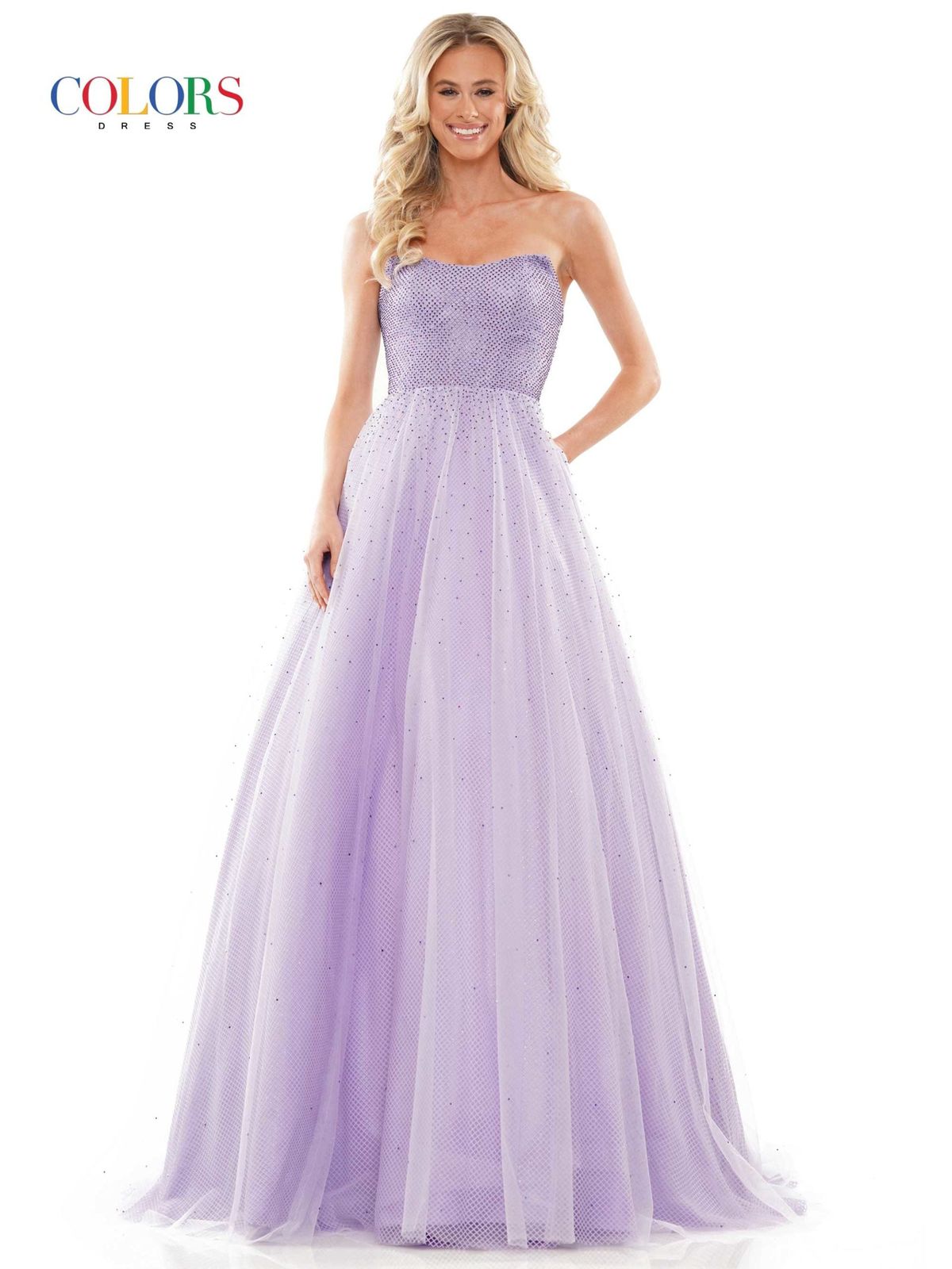 Style KERIRA_LILAC2_DD8FD66232 Colors Size 2 Prom Purple Ball Gown on Queenly