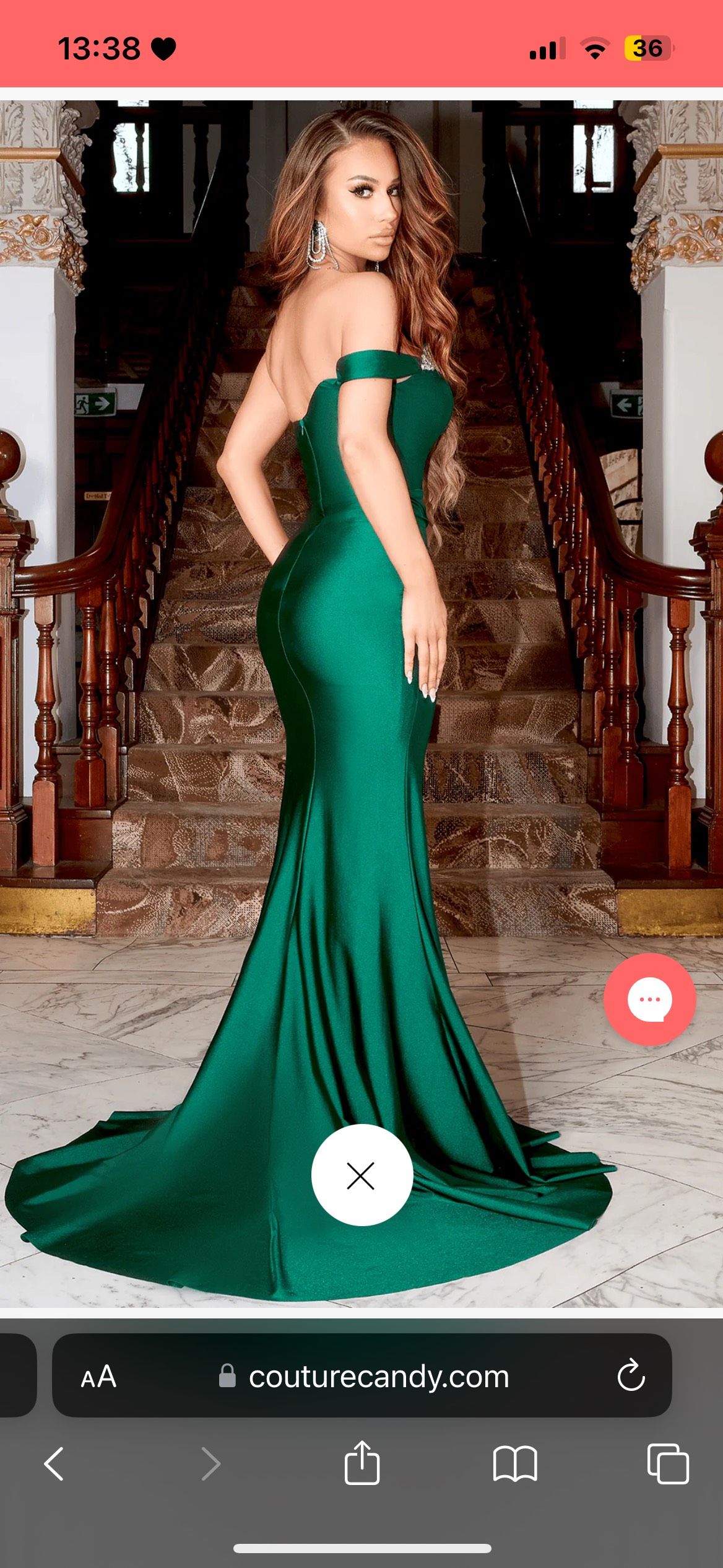Style PS22568 Portia and Scarlett Size 4 Prom Plunge Green Side Slit Dress on Queenly