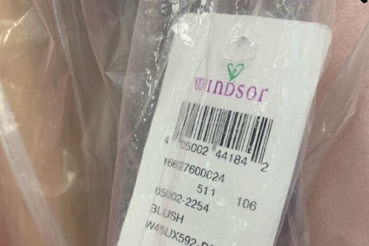 Windsor Size 12 Plunge Pink Side Slit Dress on Queenly