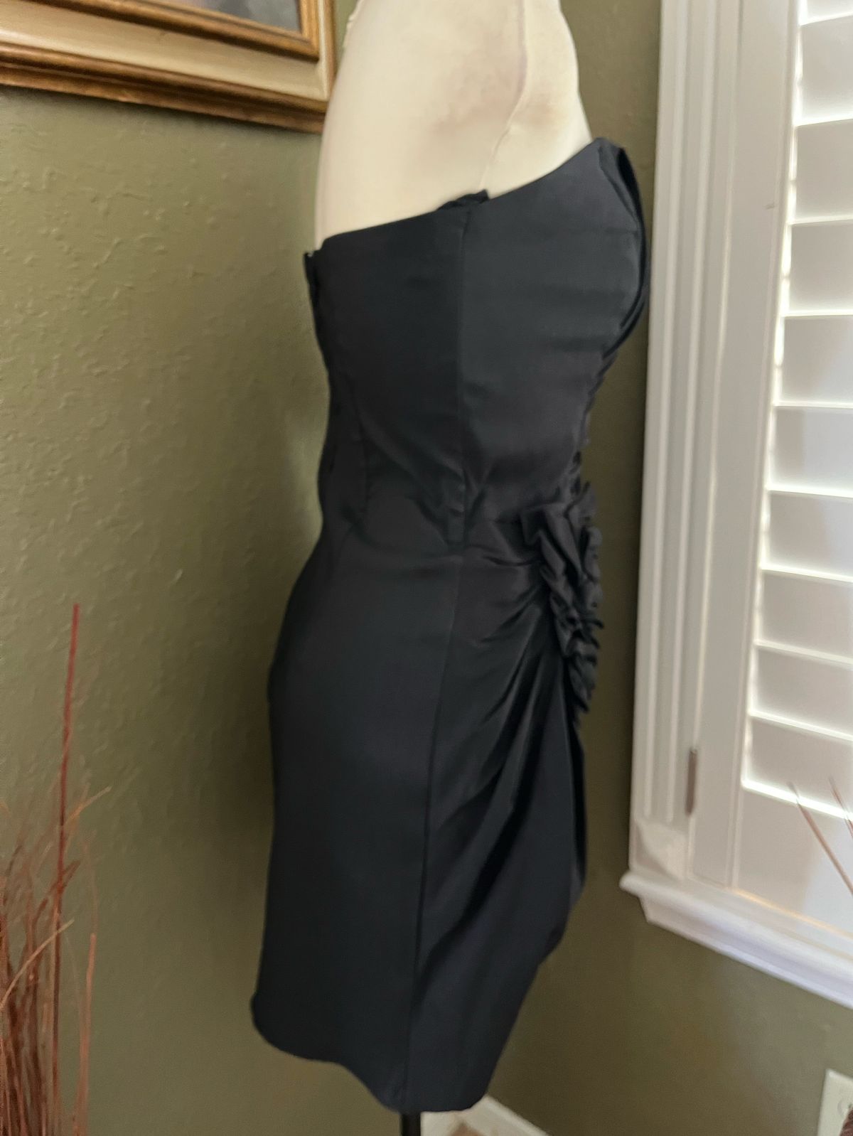 Size S Homecoming Strapless Black A-line Dress on Queenly