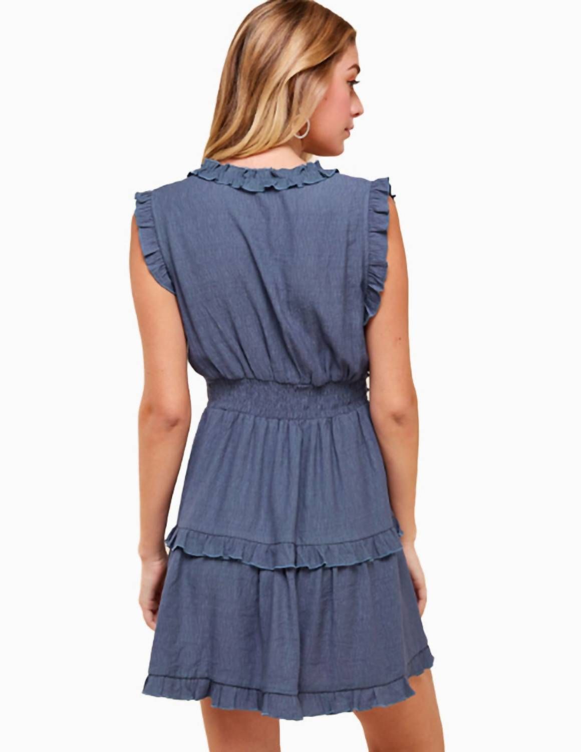 Style 1-1202831162-2696 PINCH Size L Blue Cocktail Dress on Queenly