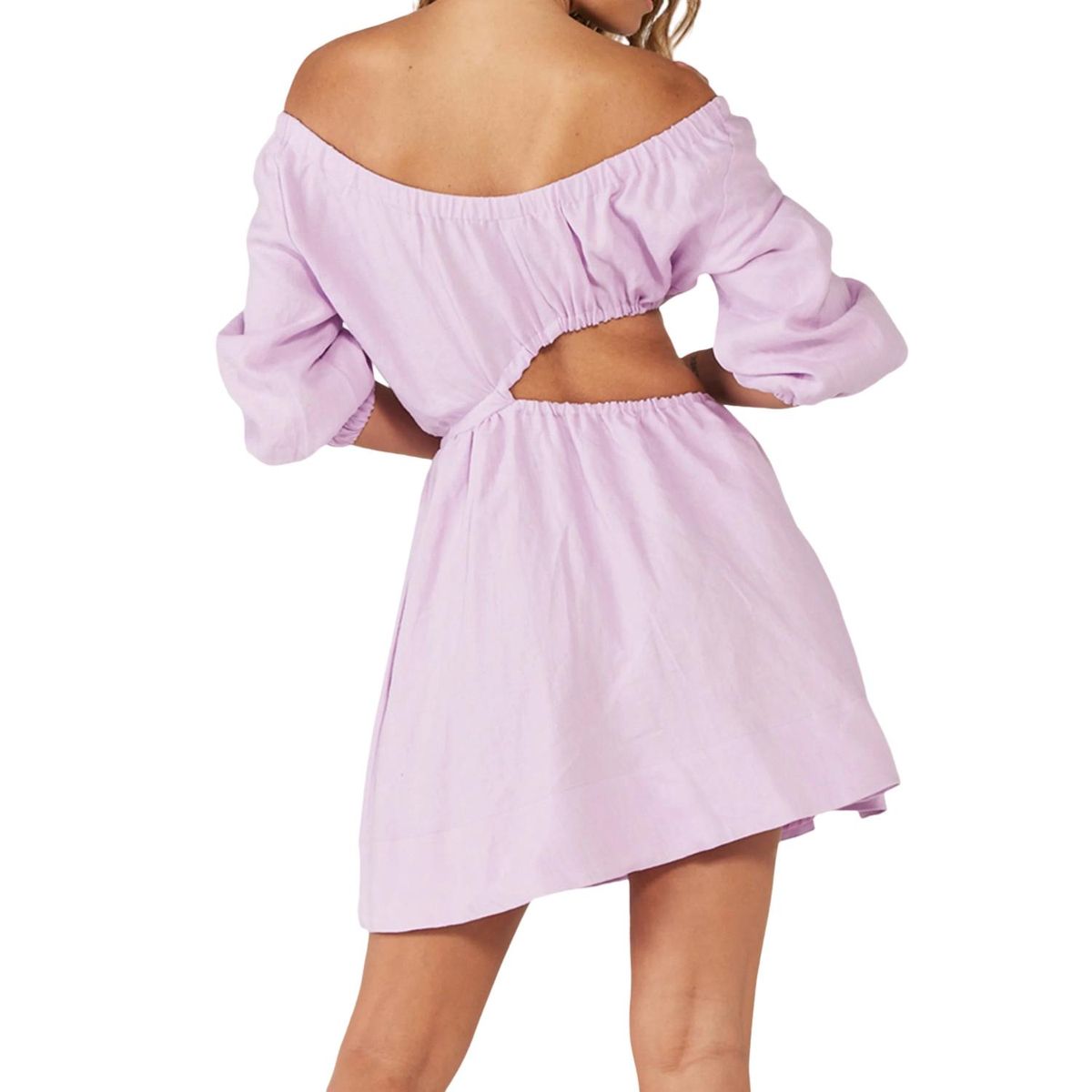 Style 1-1761255599-3011 SOVERE Size M Off The Shoulder Purple Cocktail Dress on Queenly