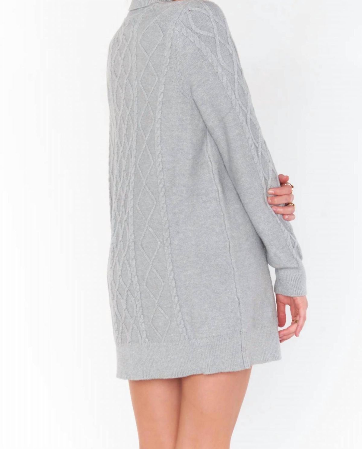 Style 1-1980433531-2696 Show Me Your Mumu Size L High Neck Gray Cocktail Dress on Queenly