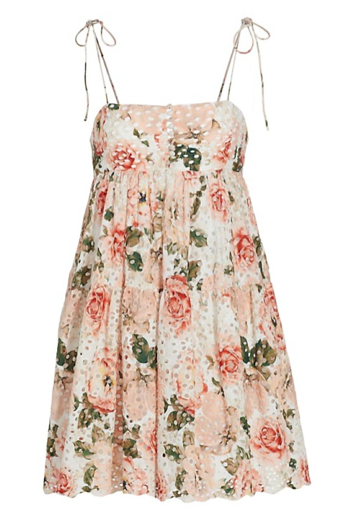 Style 1-2215680221-1498 alice + olivia Size 4 Floral Pink Cocktail Dress on Queenly