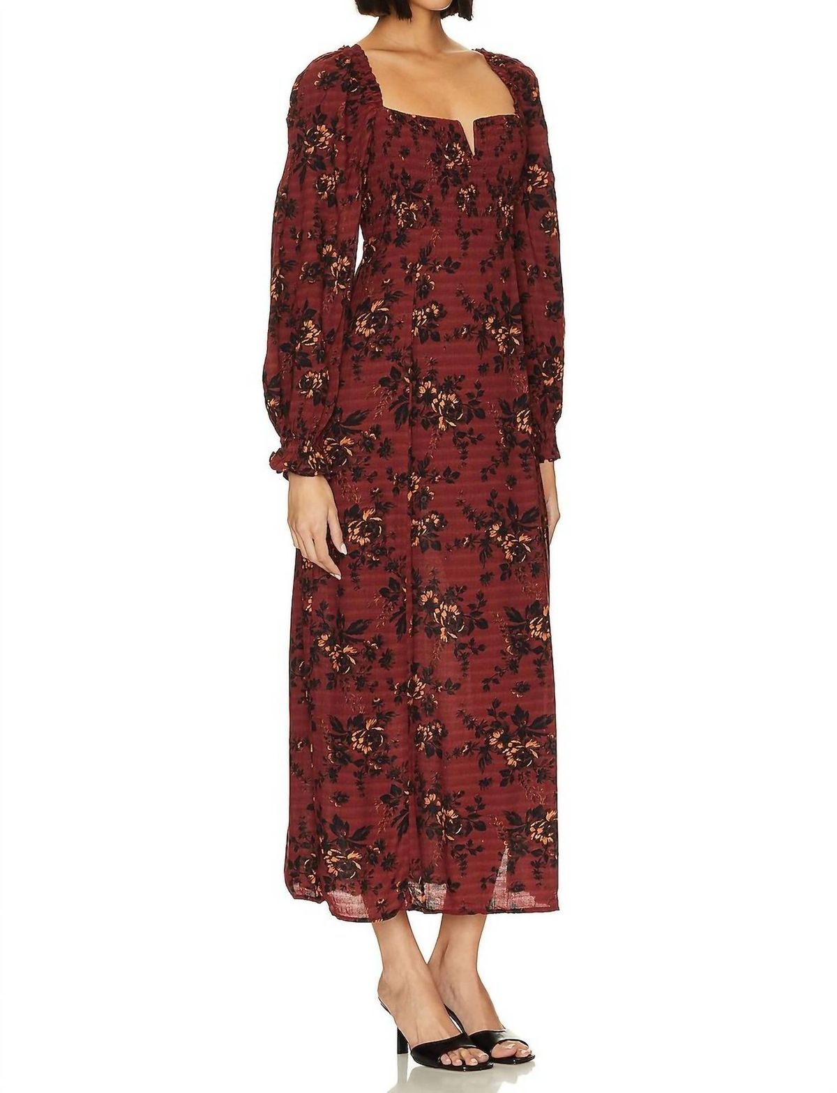 Style 1-2482888004-2588 Free People Size XS Burgundy Red Cocktail Dress on Queenly